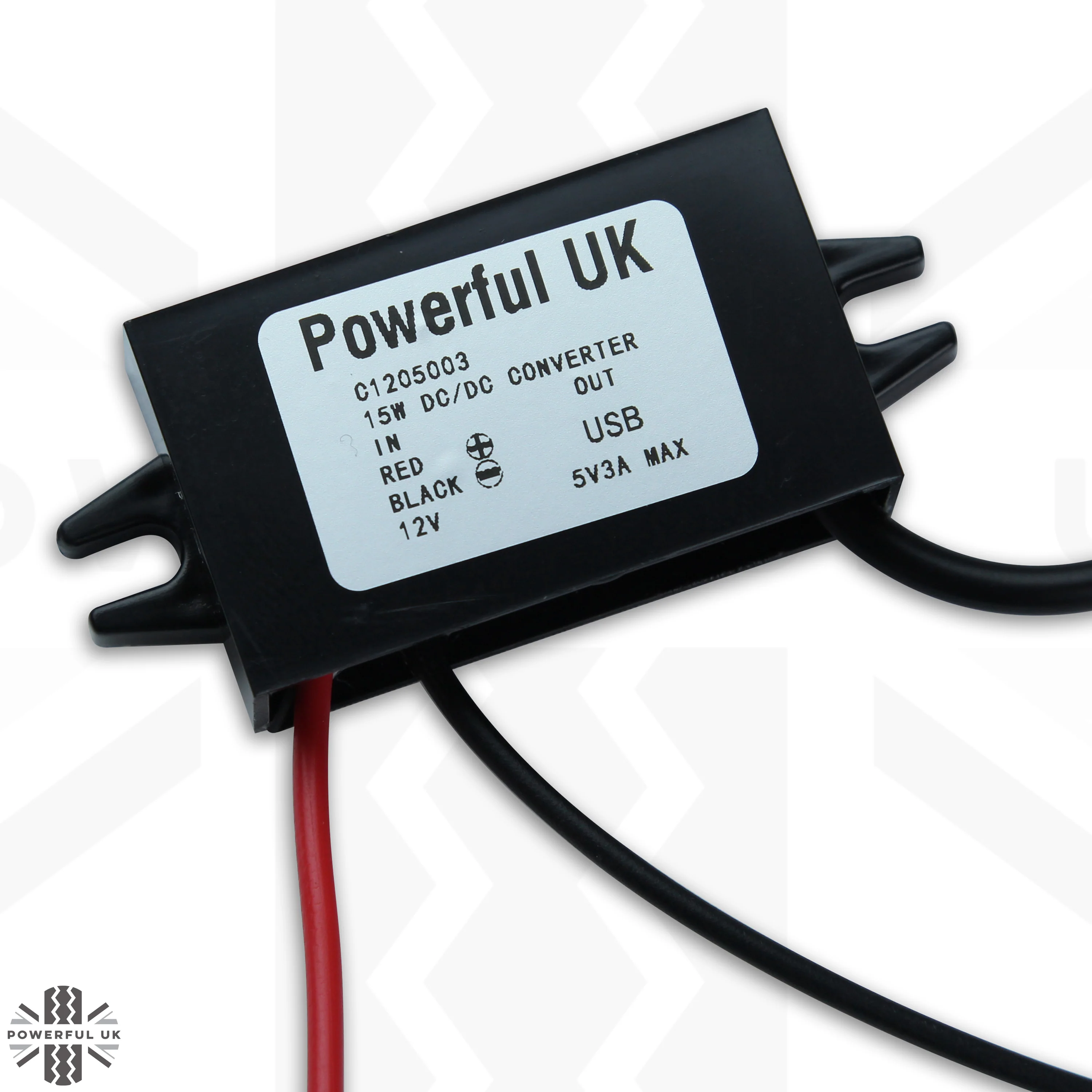 12v to 5v (3A) USB-C Plug Adapter Kit - Image 4