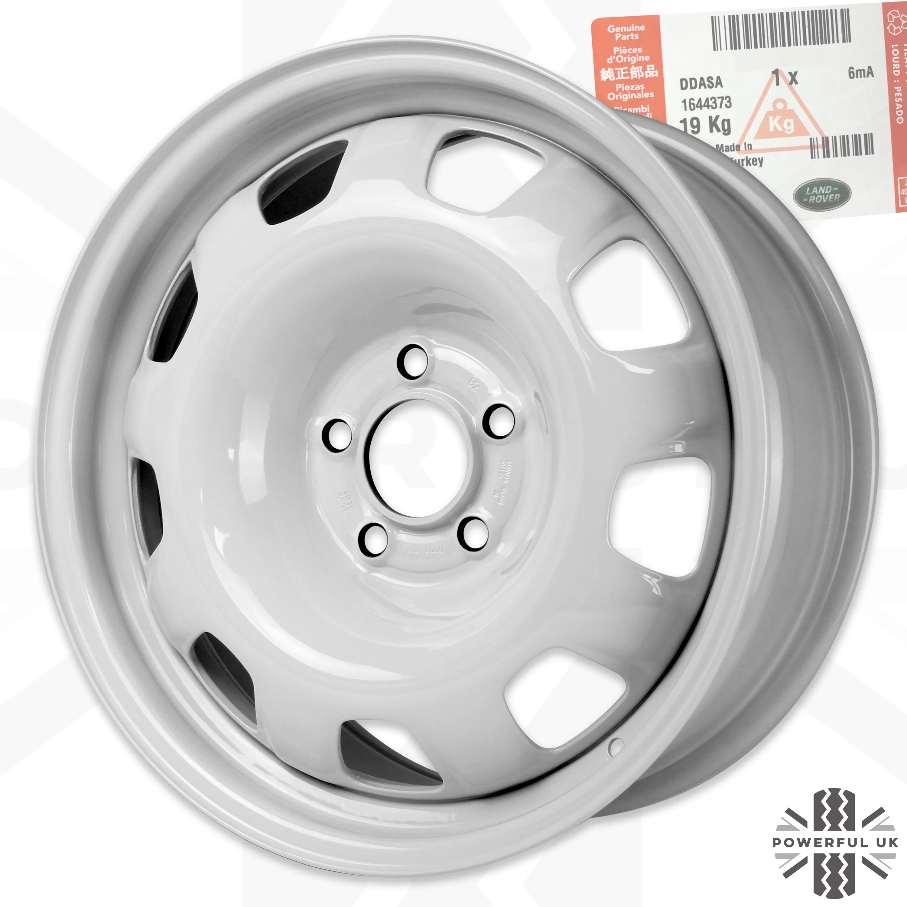 Genuine 18" Steel Wheels - White - Set of 4 for Land Rover Defender L663 - Image 5