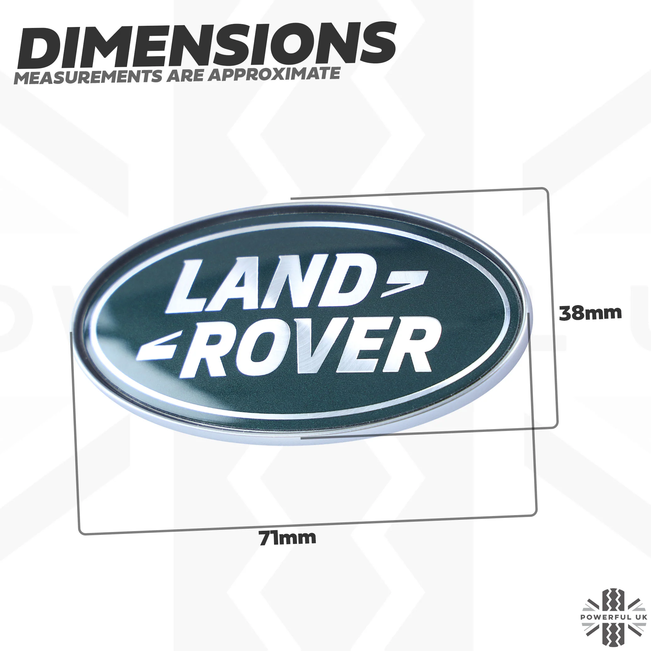 1x Genuine C Pillar Oval Badge for Land Rover Discovery 5 - Image 6