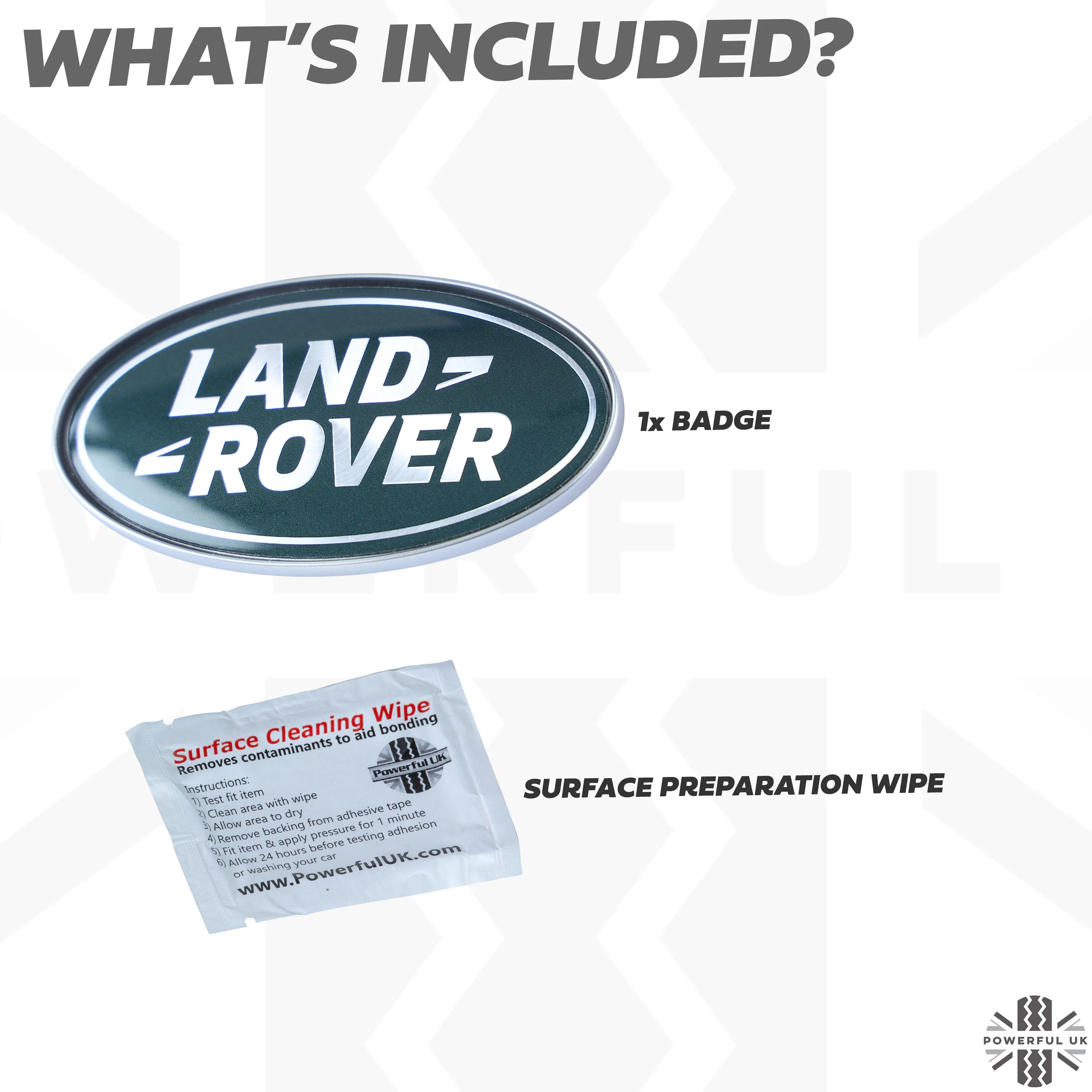 1x Genuine C Pillar Oval Badge for Land Rover Discovery Sport - Image 3