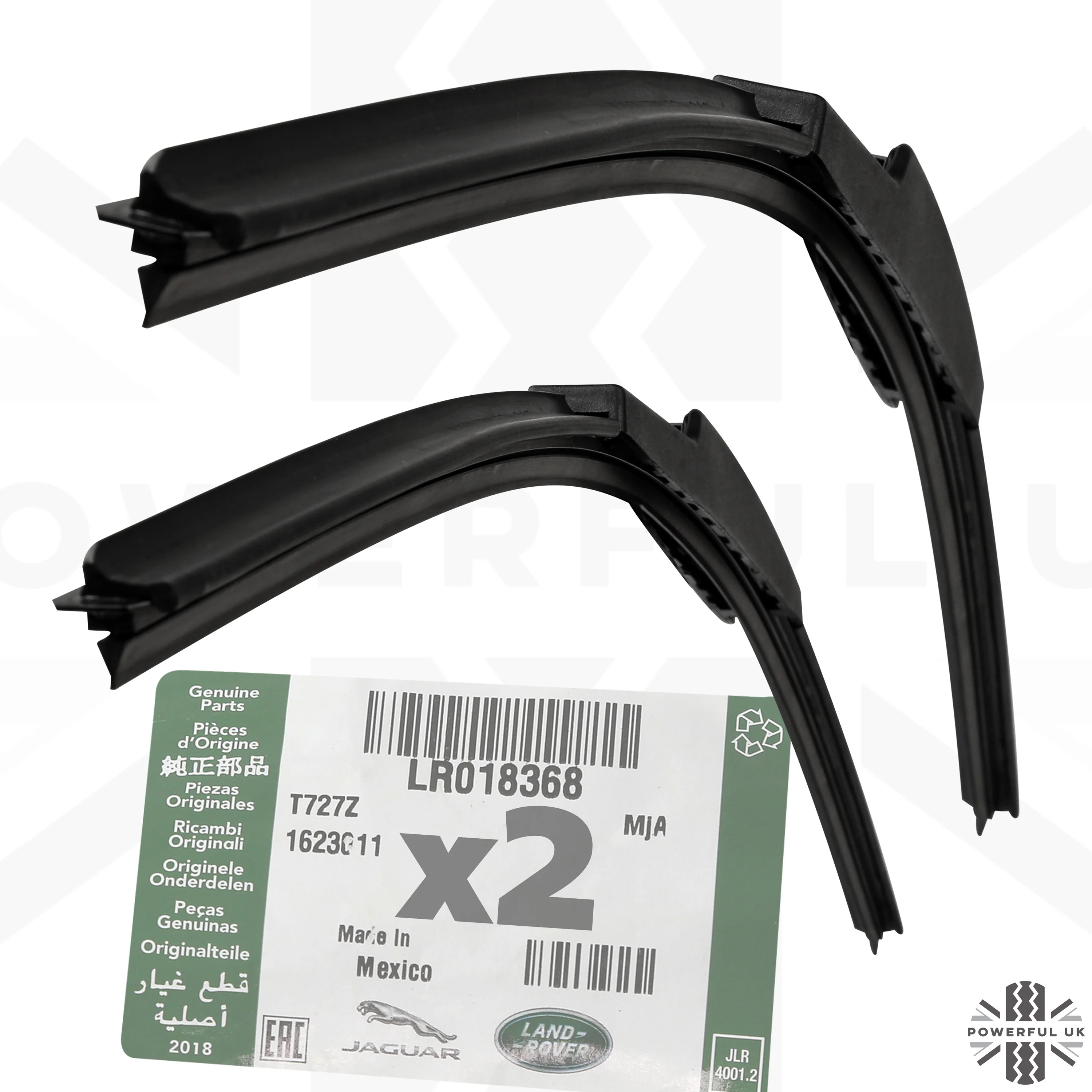 2 Genuine Windcreen Wiper Blades for Land Rover Discovery 3+4 Front - Image 4