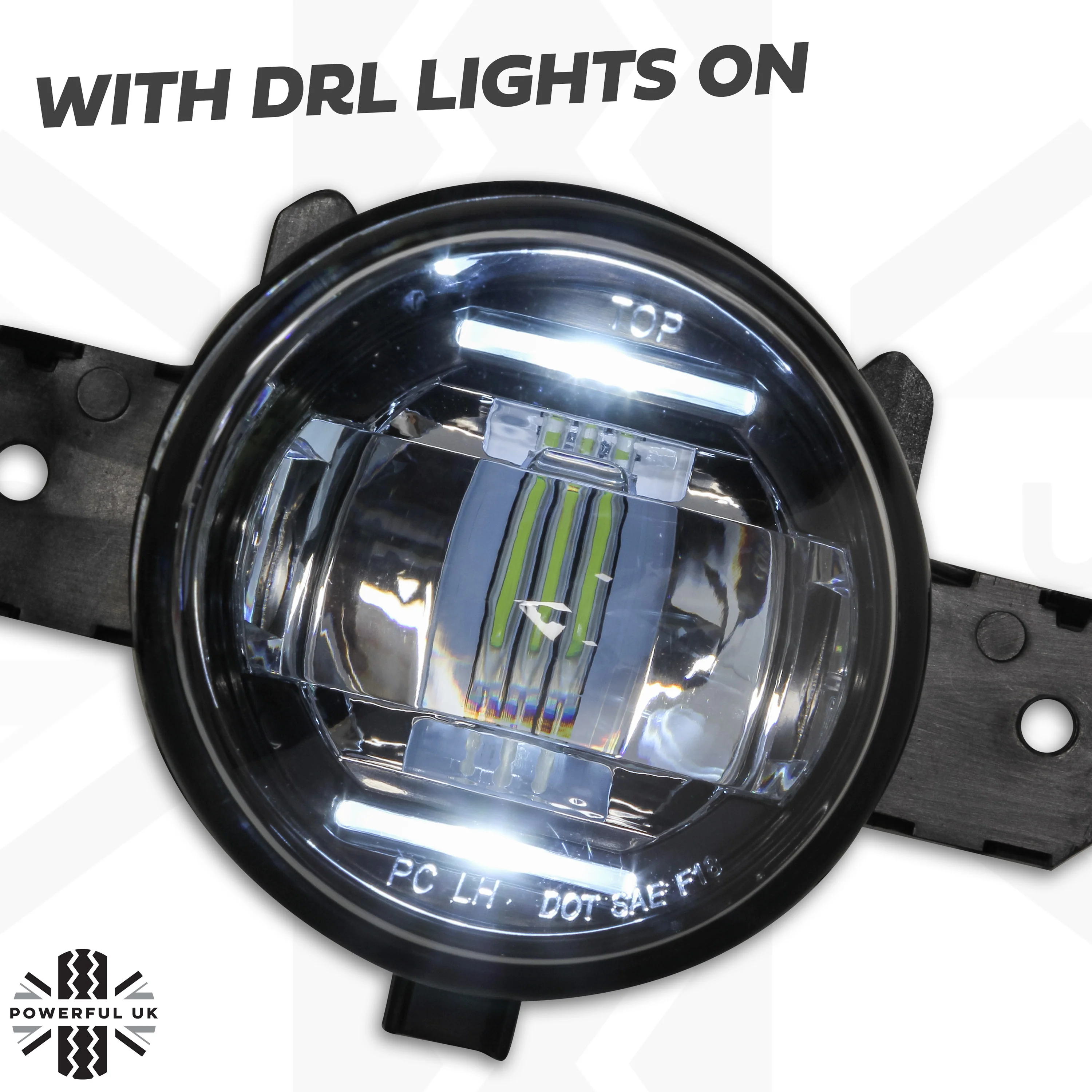 2 in 1 LED Fog/DRL Lights for Nissan Navara NP300 - Image 4