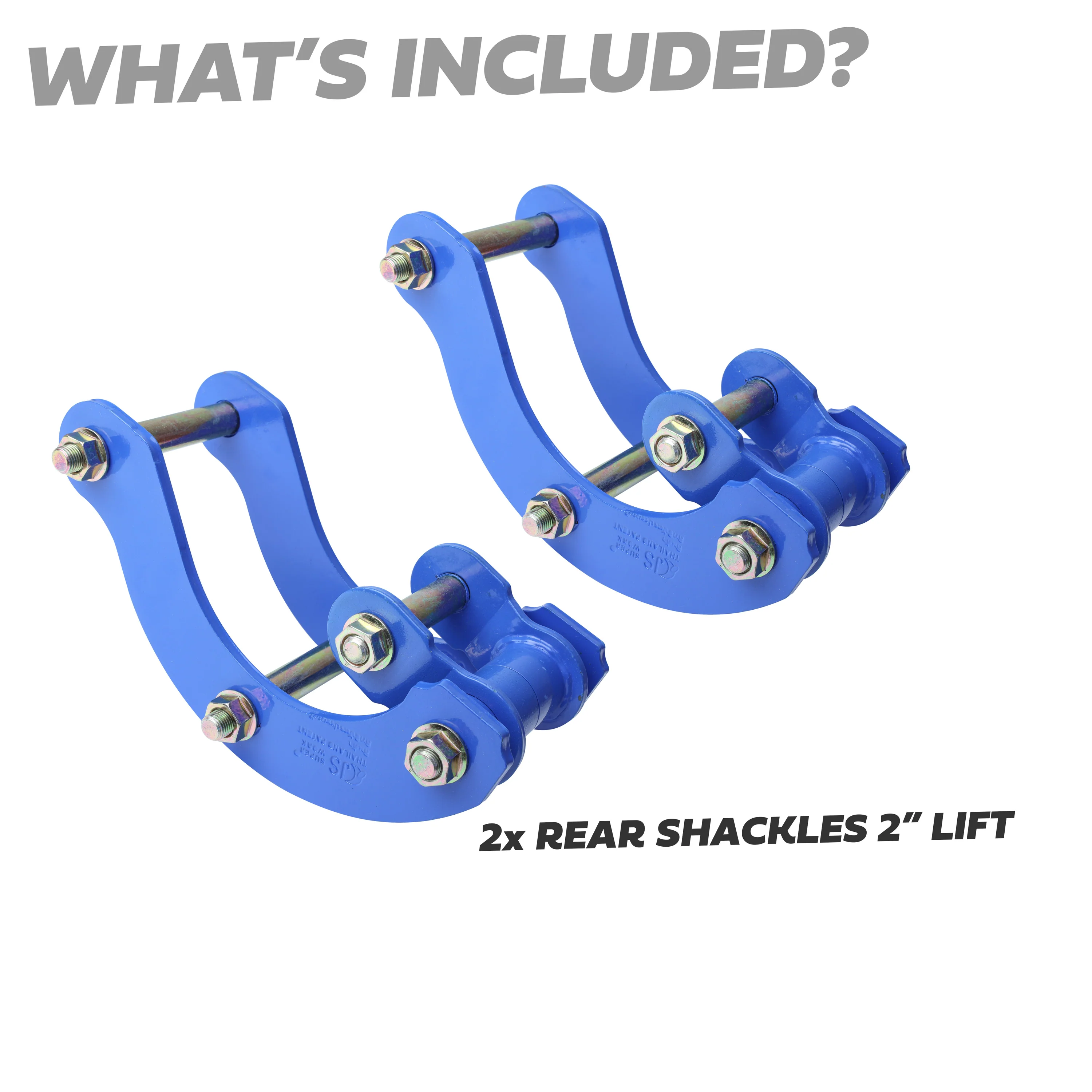 2" Rear Shackle Lift Kit for Isuzu DMax 2012-21 - Image 3