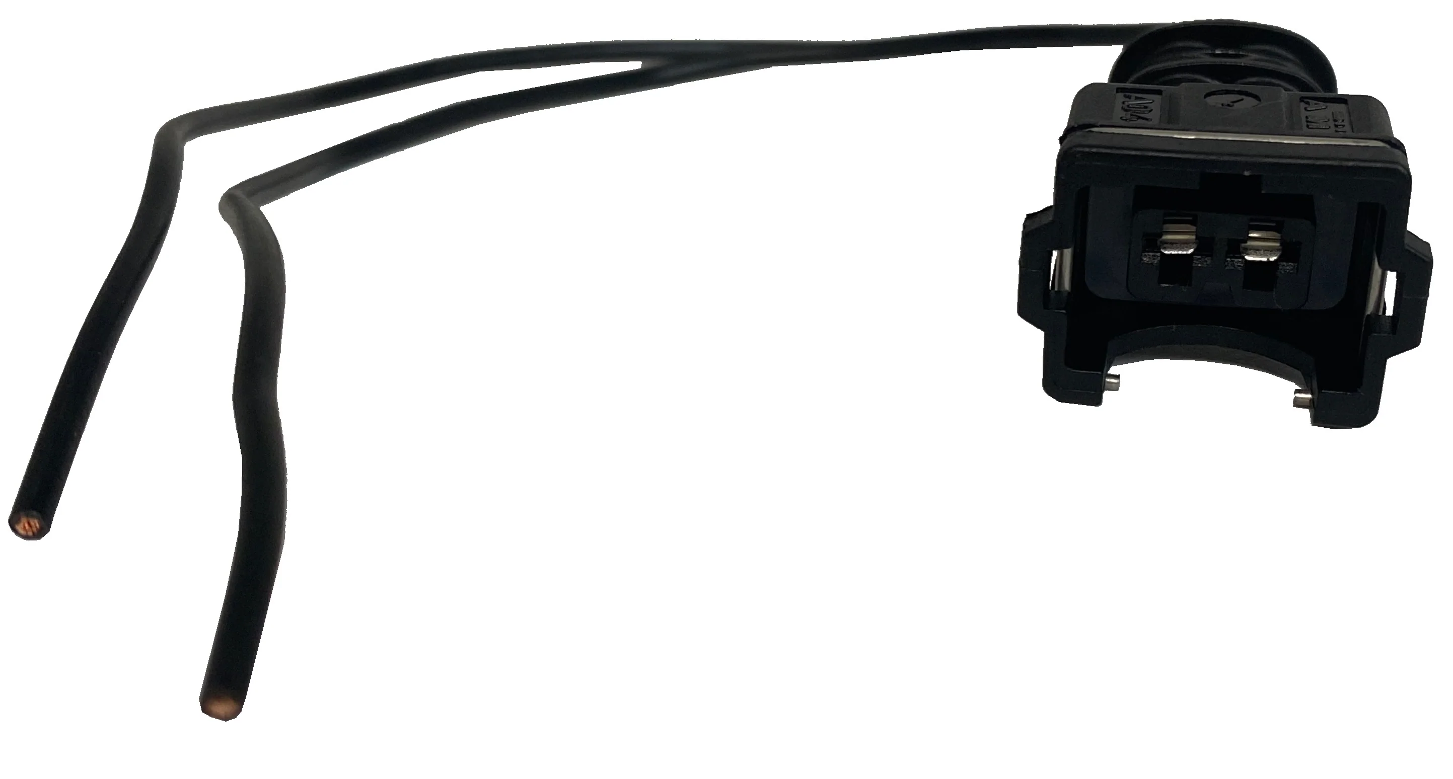 2 Way Electrical AMP Connector with loom - Pair - Image 3