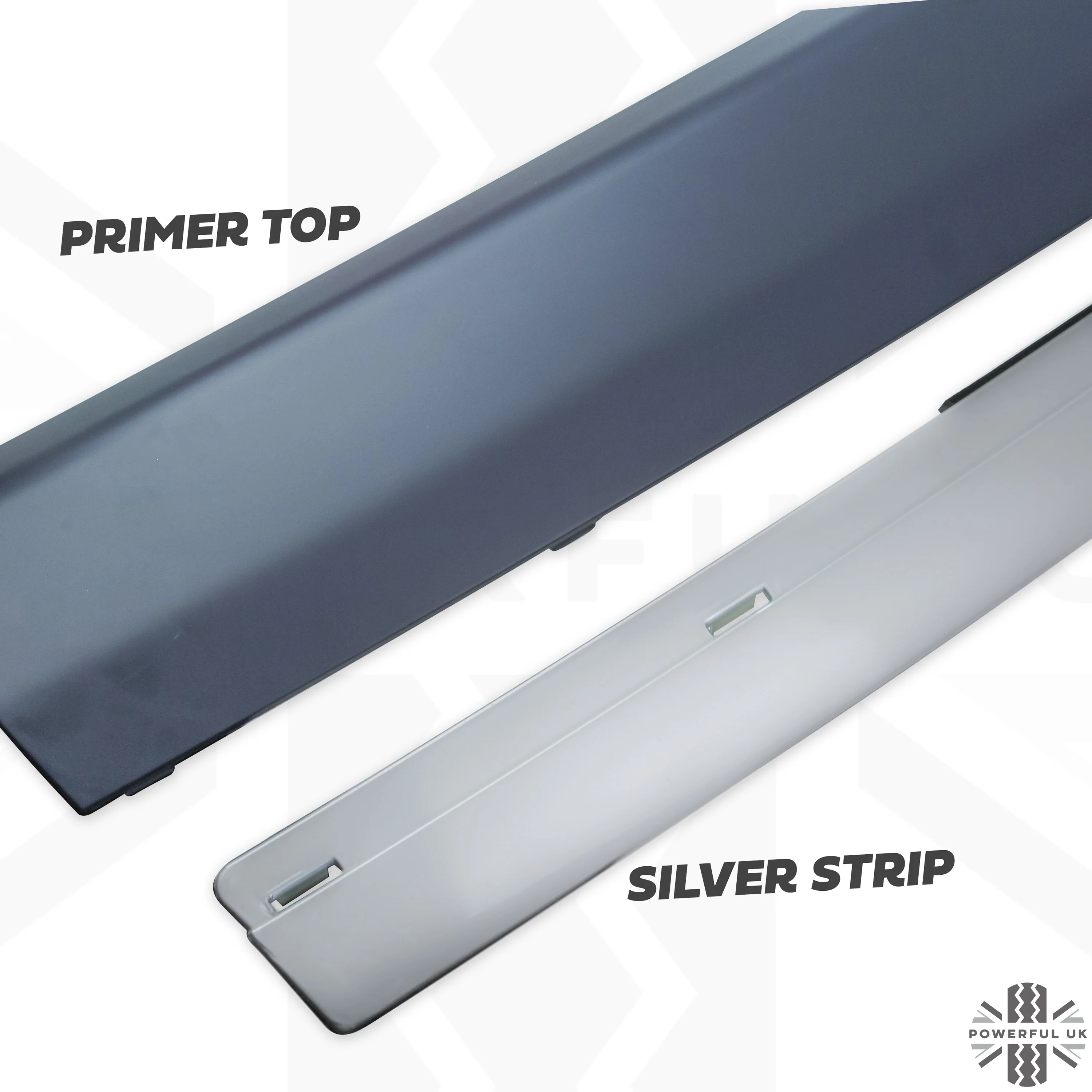 2012 style Tailgate Conversion for Range Rover Sport 05-11 - Primer/Silver Strip - Image 5
