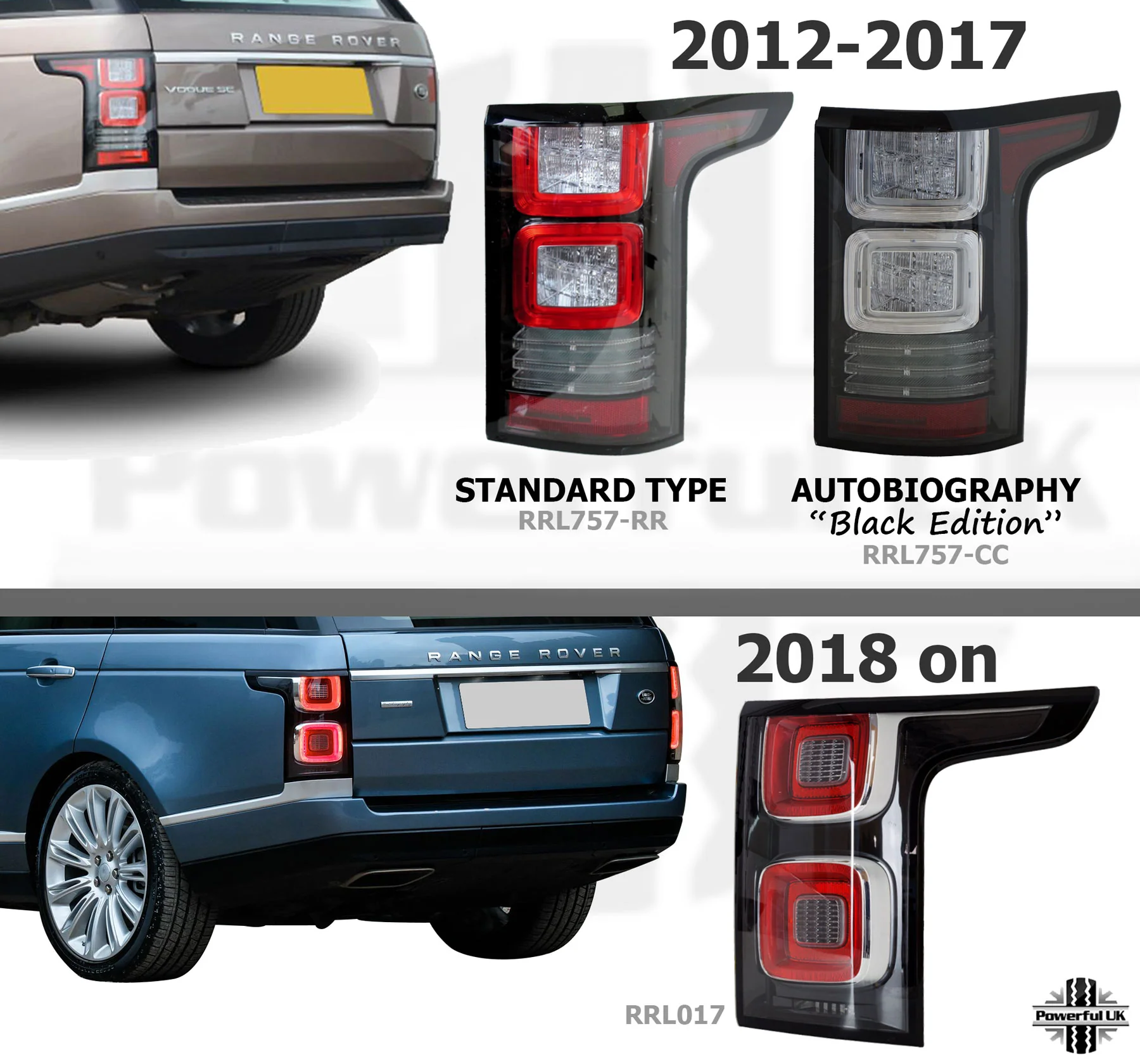 2018 Facelift Rear Light Conversion (re-wired for early cars) for Range Rover L405 - Image 8