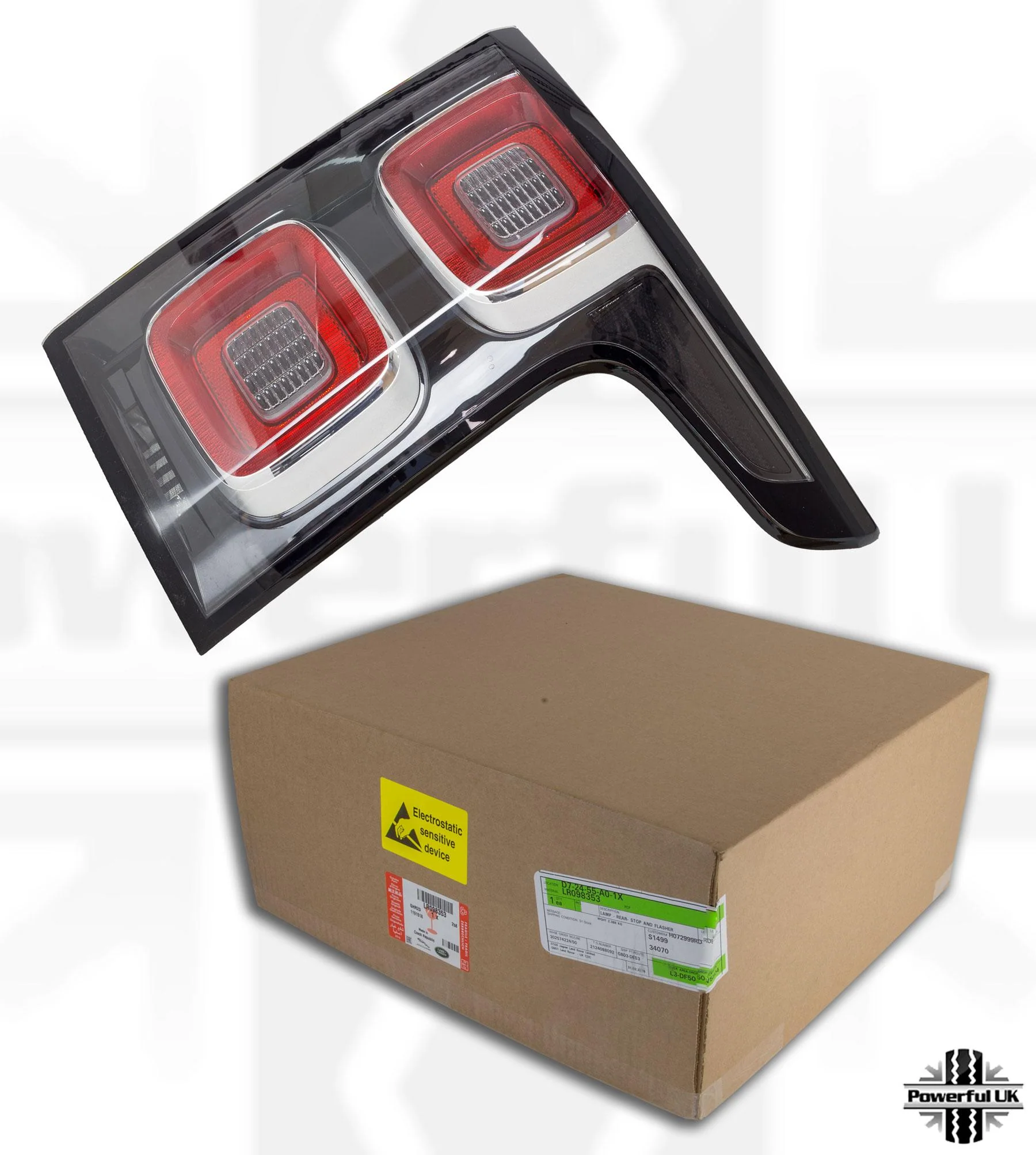 2018 Facelift Rear Light - Right for Range Rover L405 - Image 3