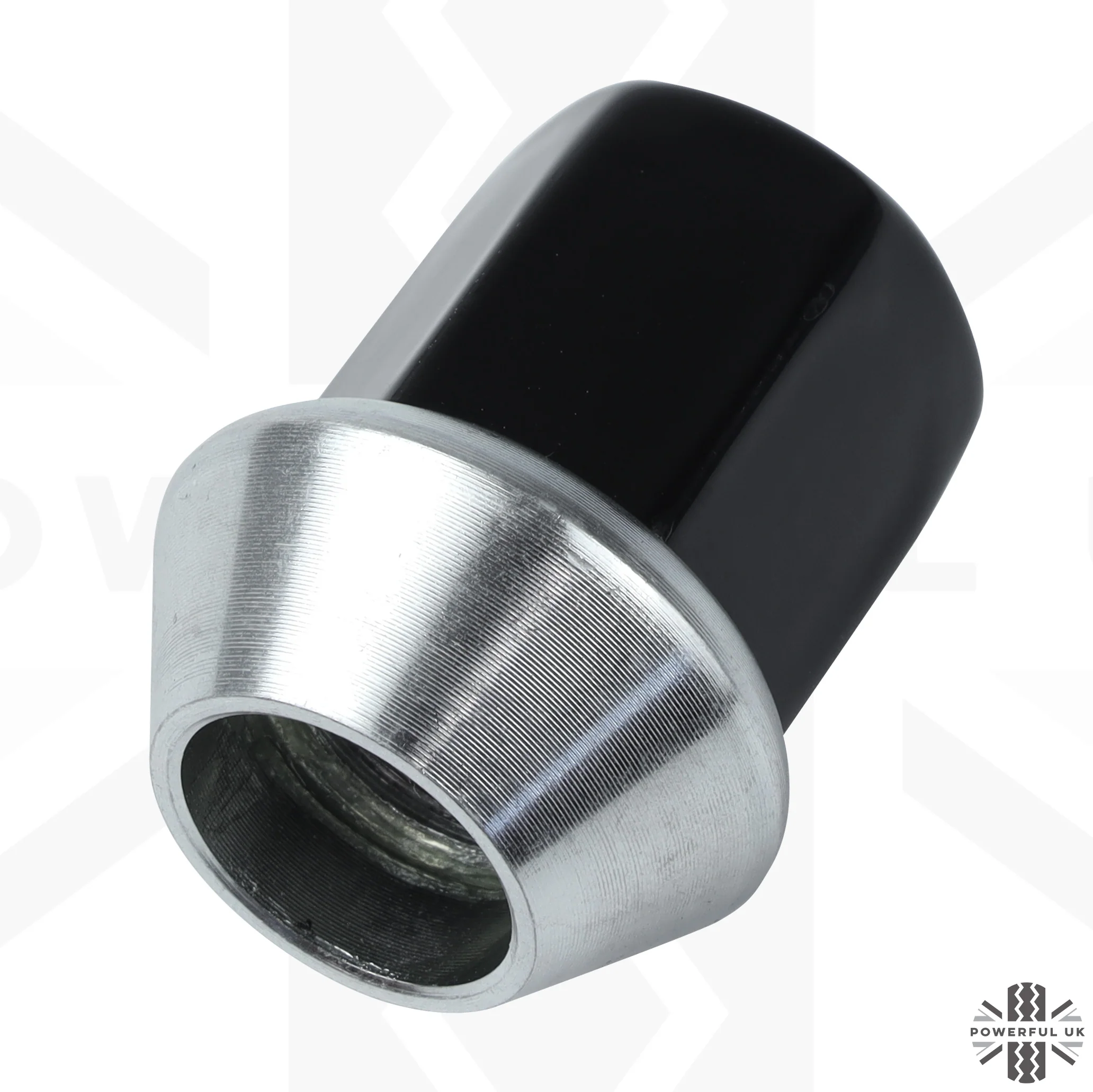 20x Black Alloy Wheel Nuts for Land Rover Discovery Sport - Image 4
