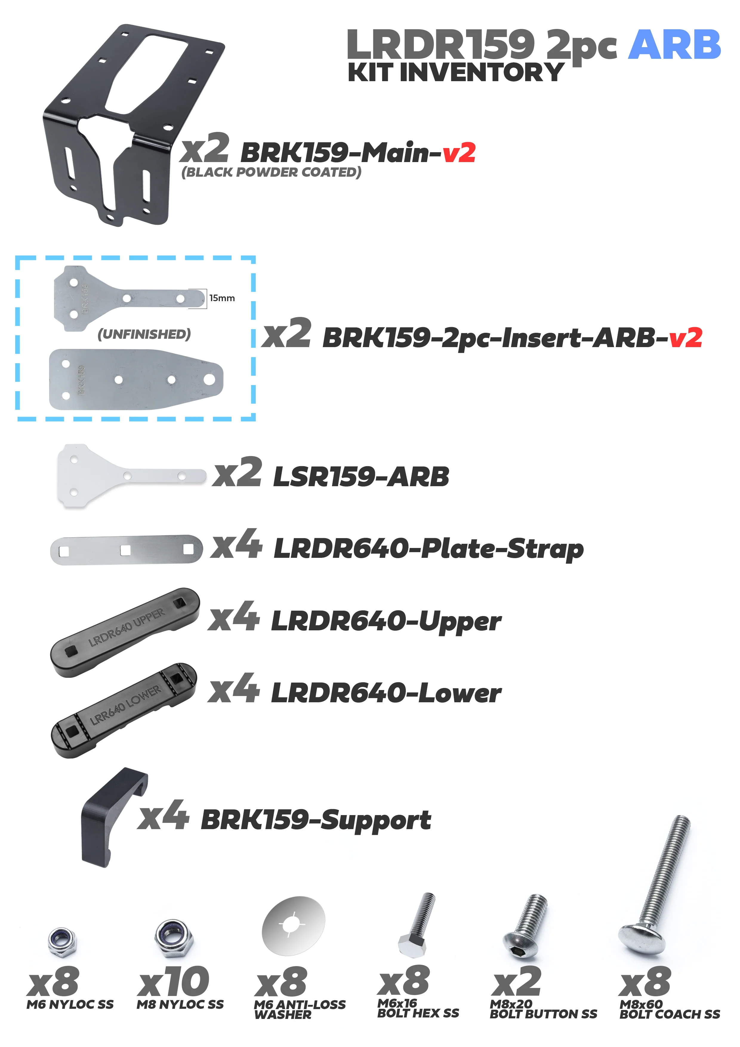 2pc Awning Quick Release Mount Kit for Land Rover Defender L663 - for ARB - Image 5