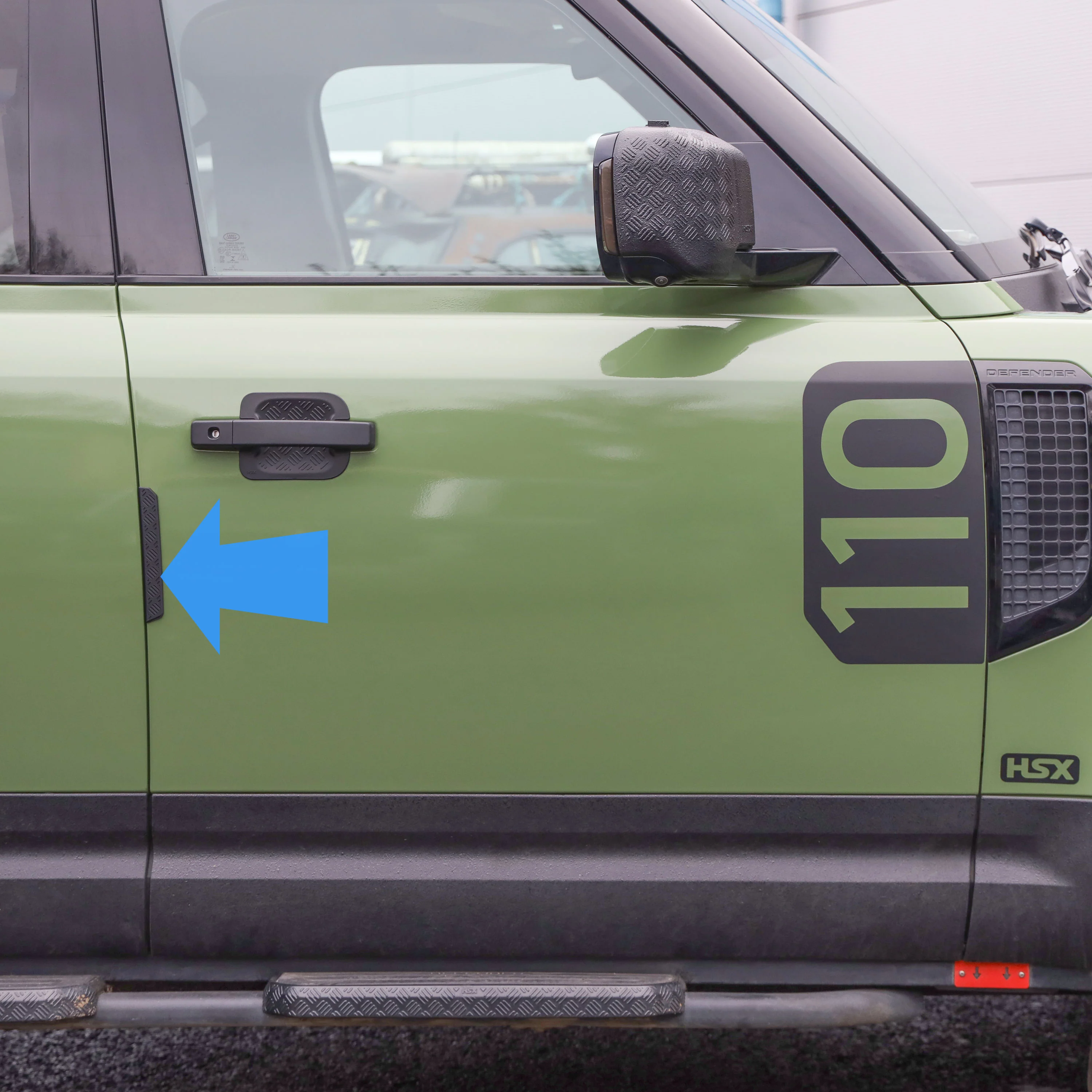 2pc Front Door Edge Protection Strips for Land Rover Defender L663 110/130 - Image 2