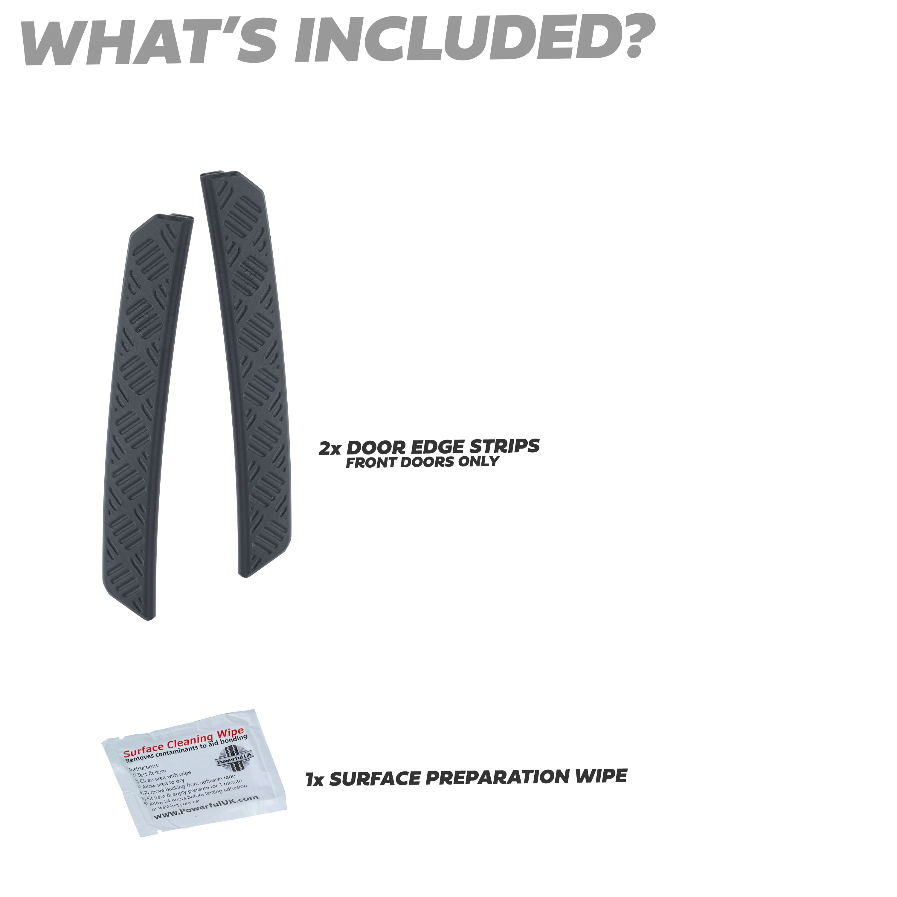2pc Front Door Edge Protection Strips for Land Rover Defender L663 110/130 - Image 8