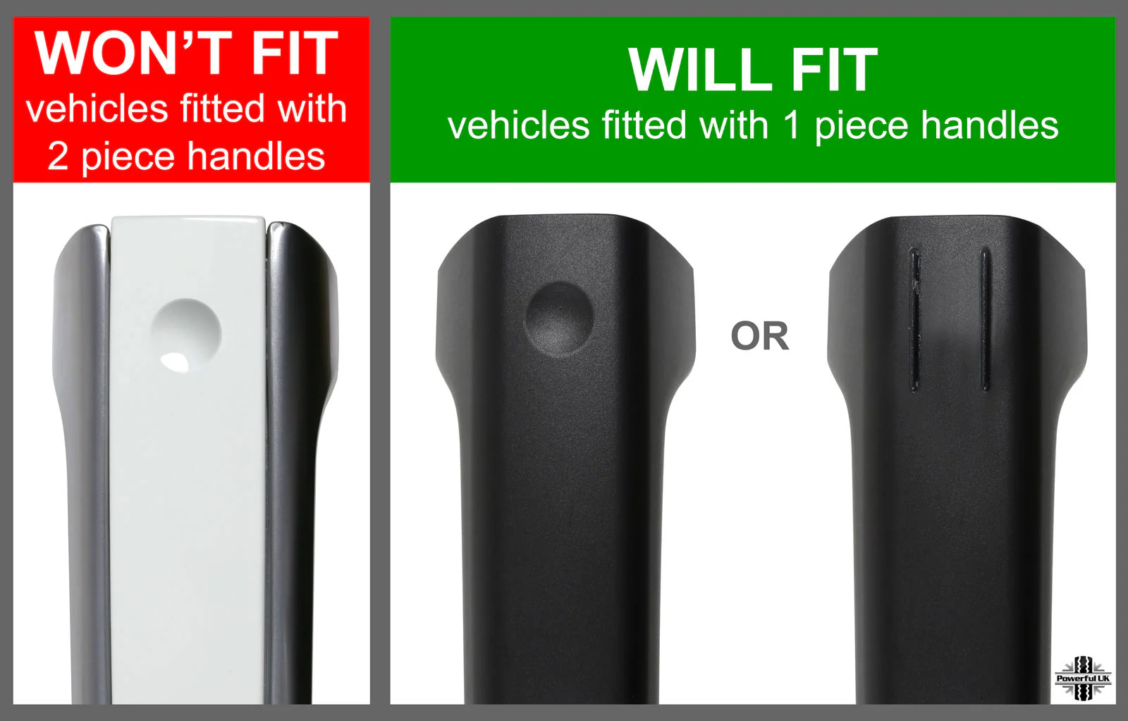 2pc "HSE Luxury Style" Door Handle Covers for Land Rover Discovery Sport - Silver/Silver - Image 6