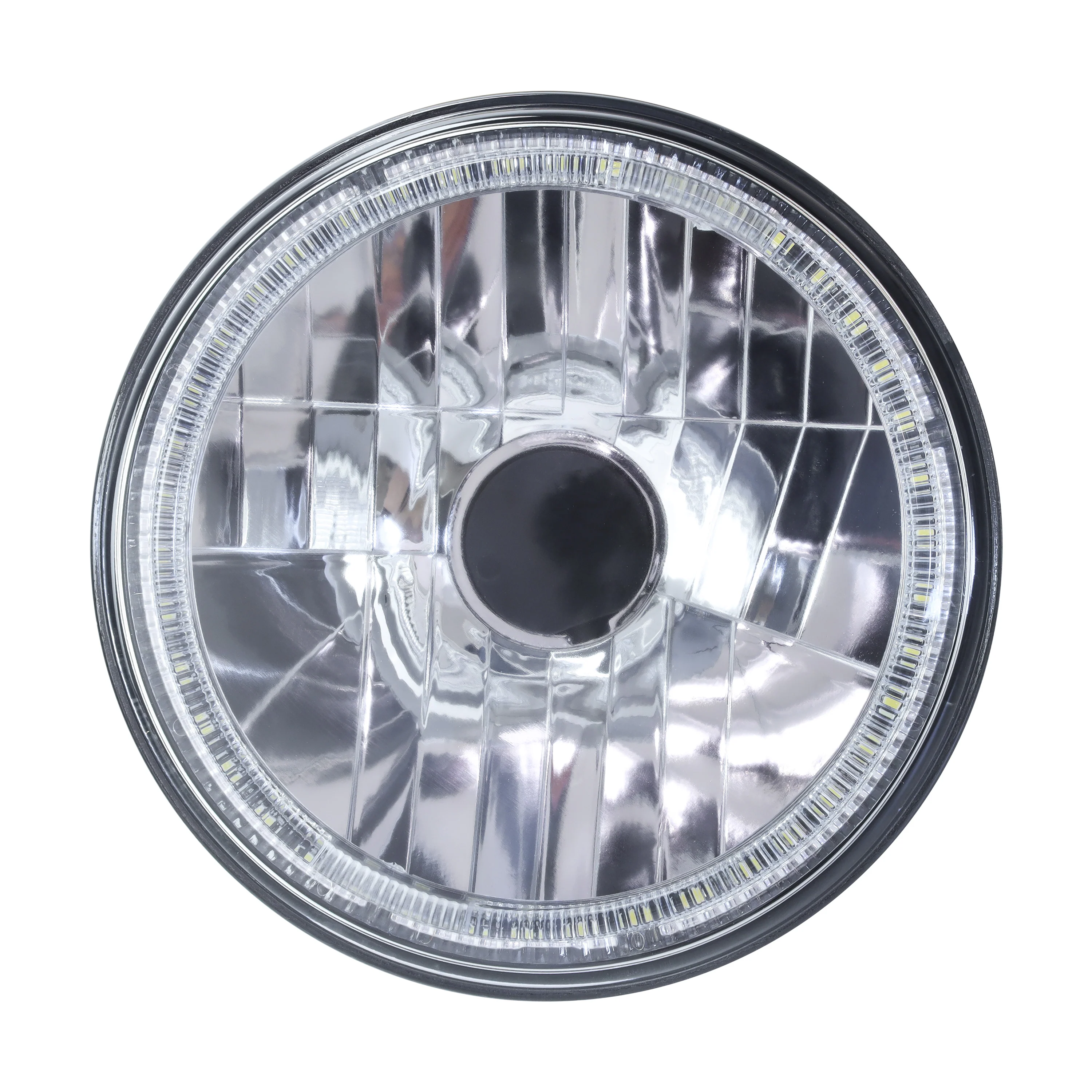 2x 7" Headlights with Angel Eye - RHD - Image 4
