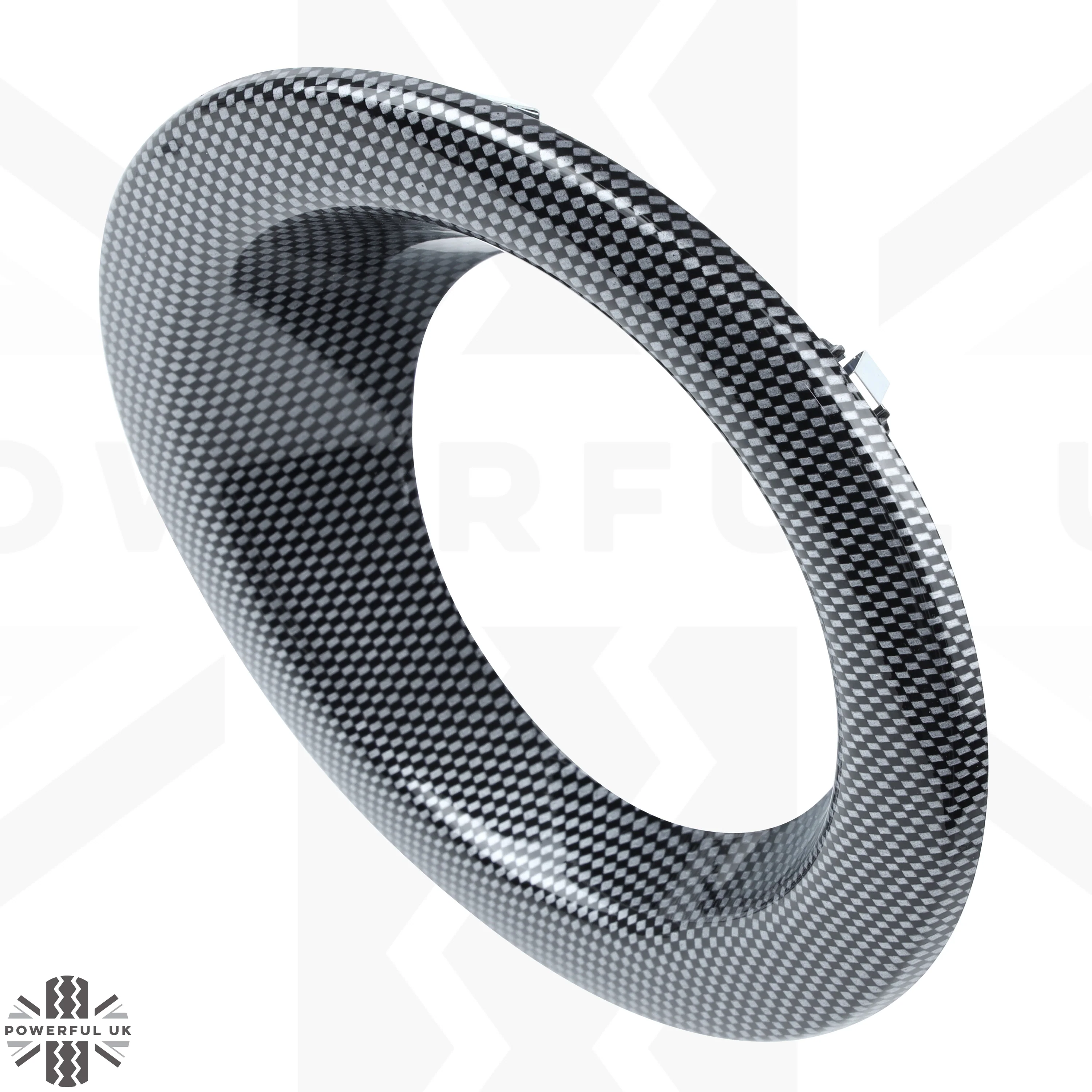 2x Fog Lamp Bezels for Range Rover Sport L320 2005-09 - Carbon - Image 3