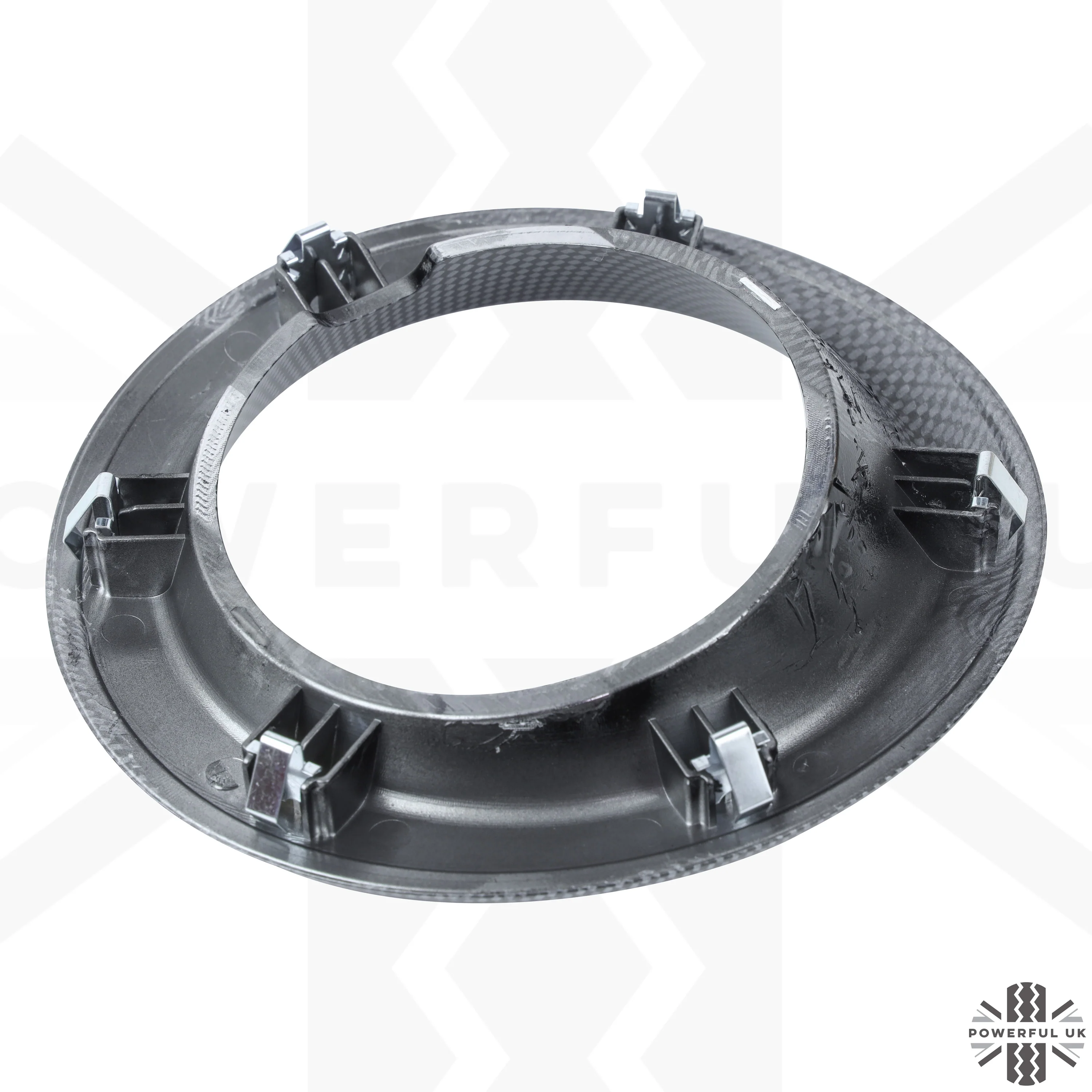 2x Fog Lamp Bezels for Range Rover Sport L320 2005-09 - Carbon - Image 4