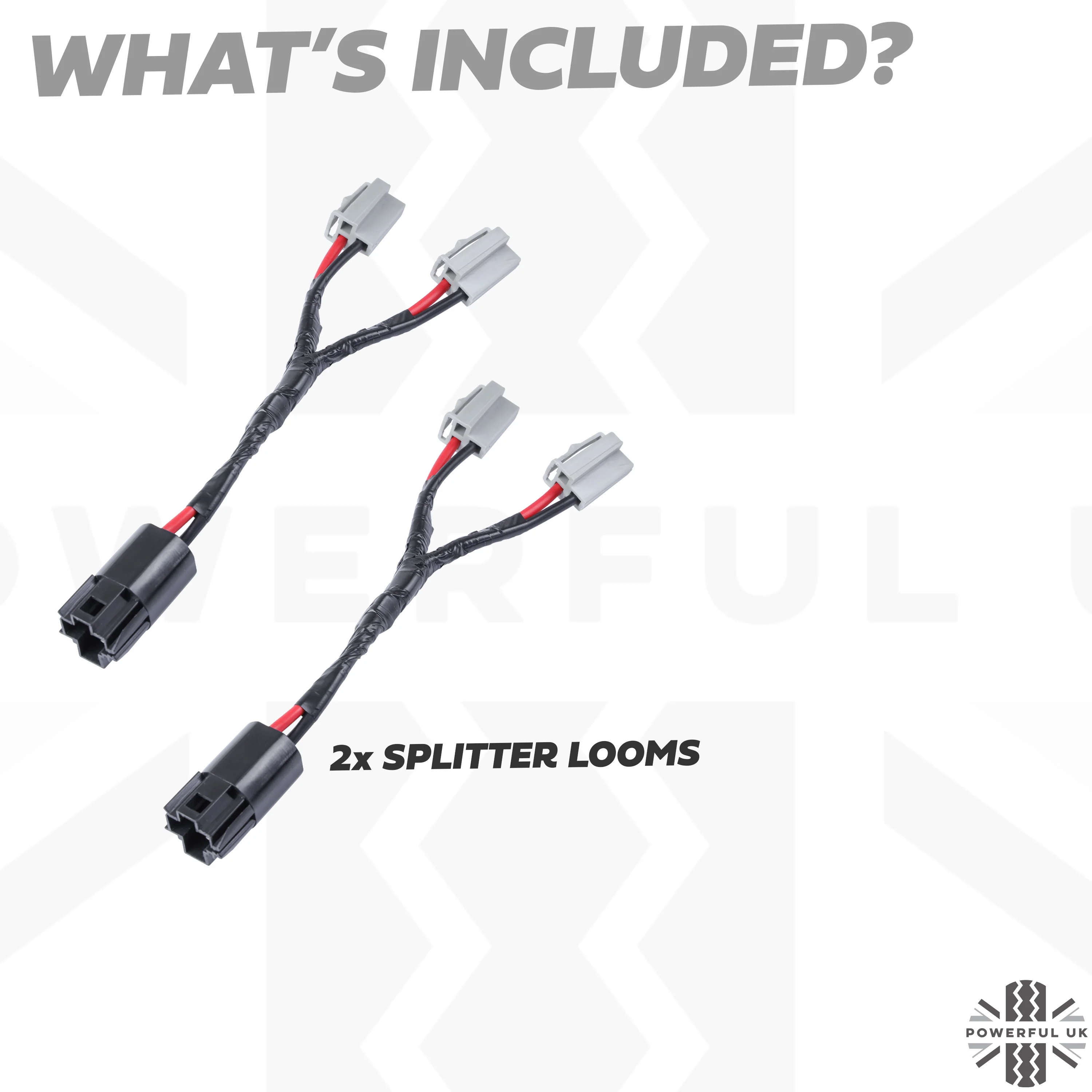 2x Rear Passenger Power Outlet Splitter Looms for Land Rover Defender L663 - Image 3