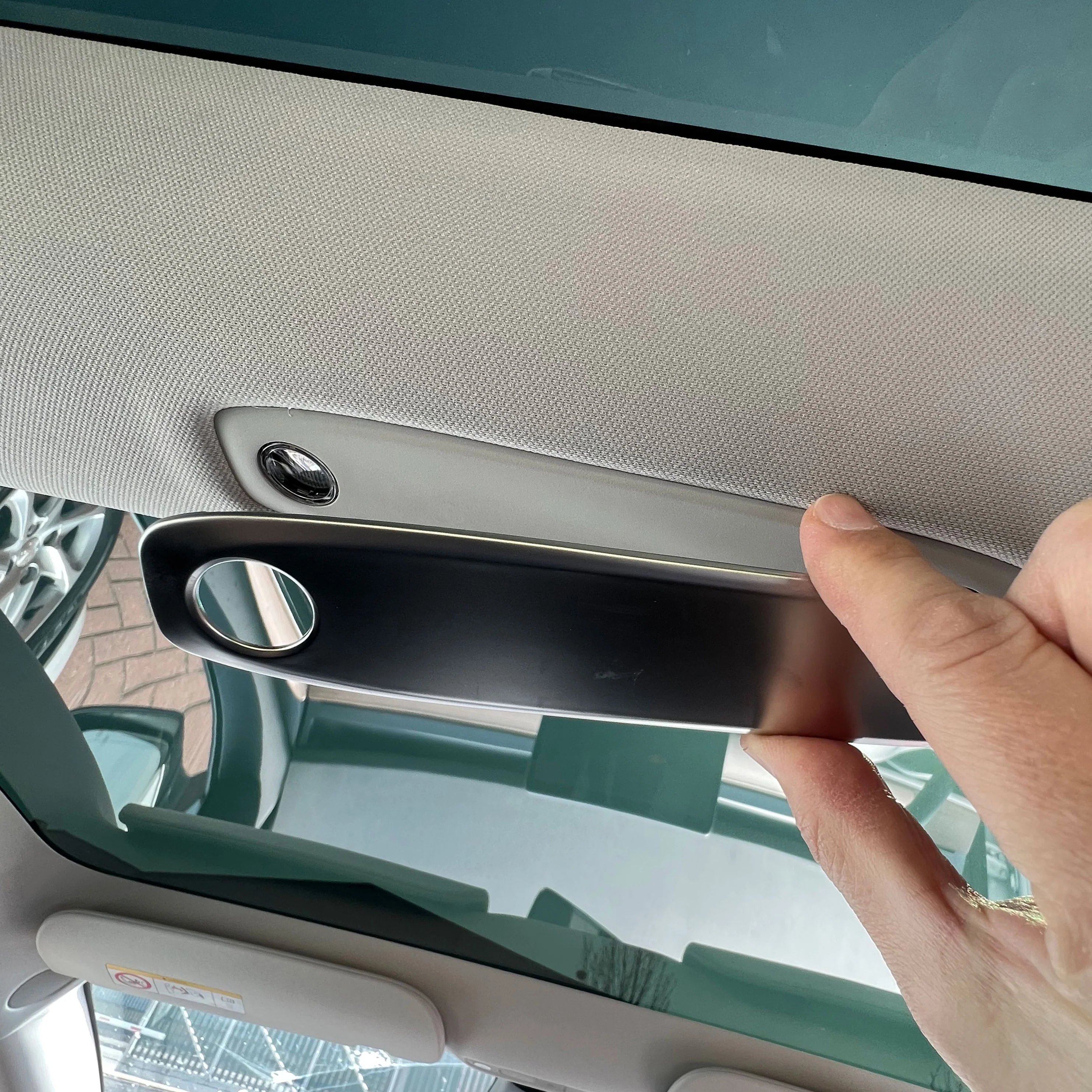 2x Roof Light Covers in Silver for Tesla Model 3 - Image 4
