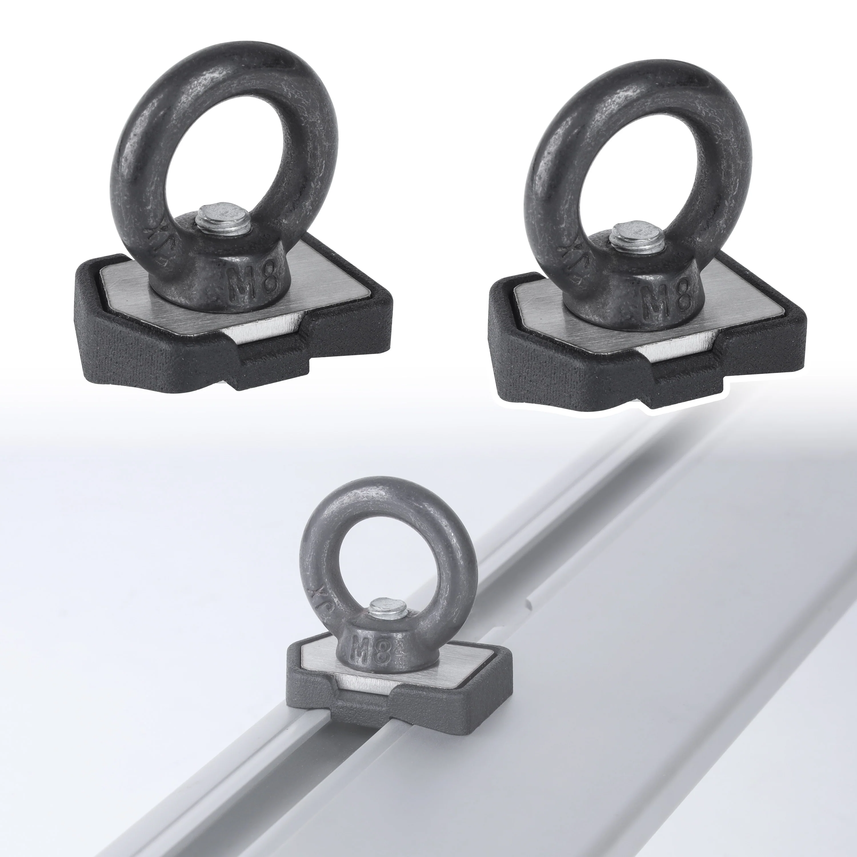 2x T-Slot Eyenut Mounts for Expedition Roof Rack/Cross Bars for Land Rover Defender L663