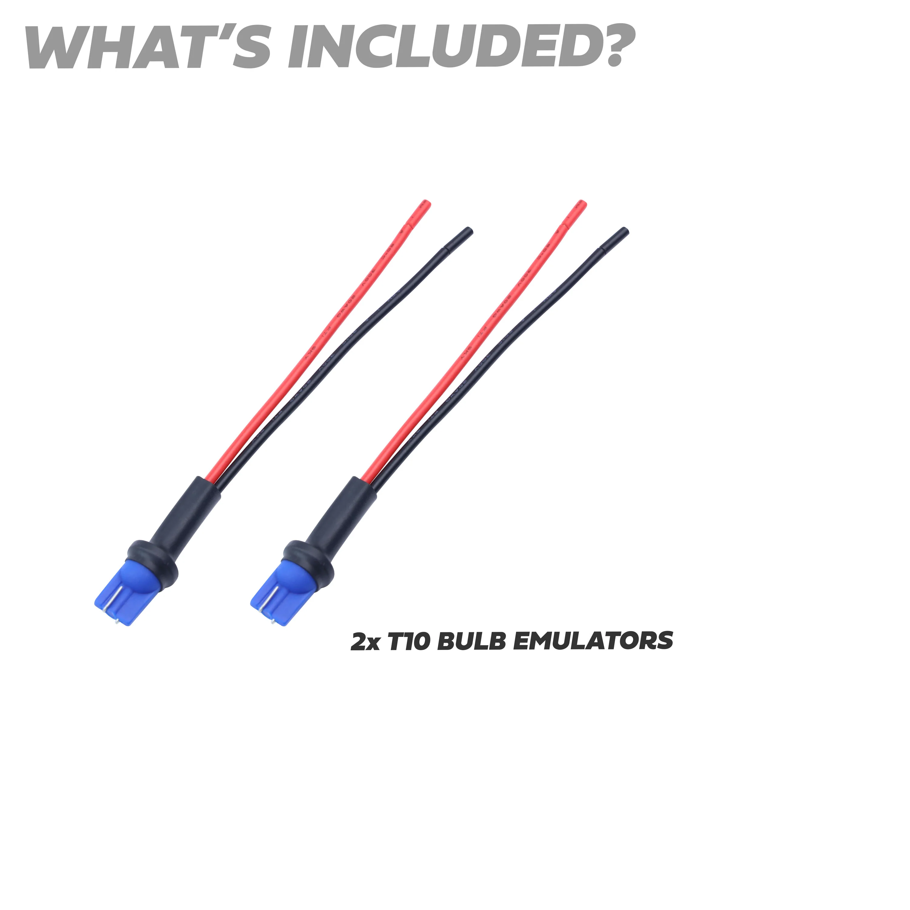 2x T10 Bulb Emulators with Flying Leads - Image 5