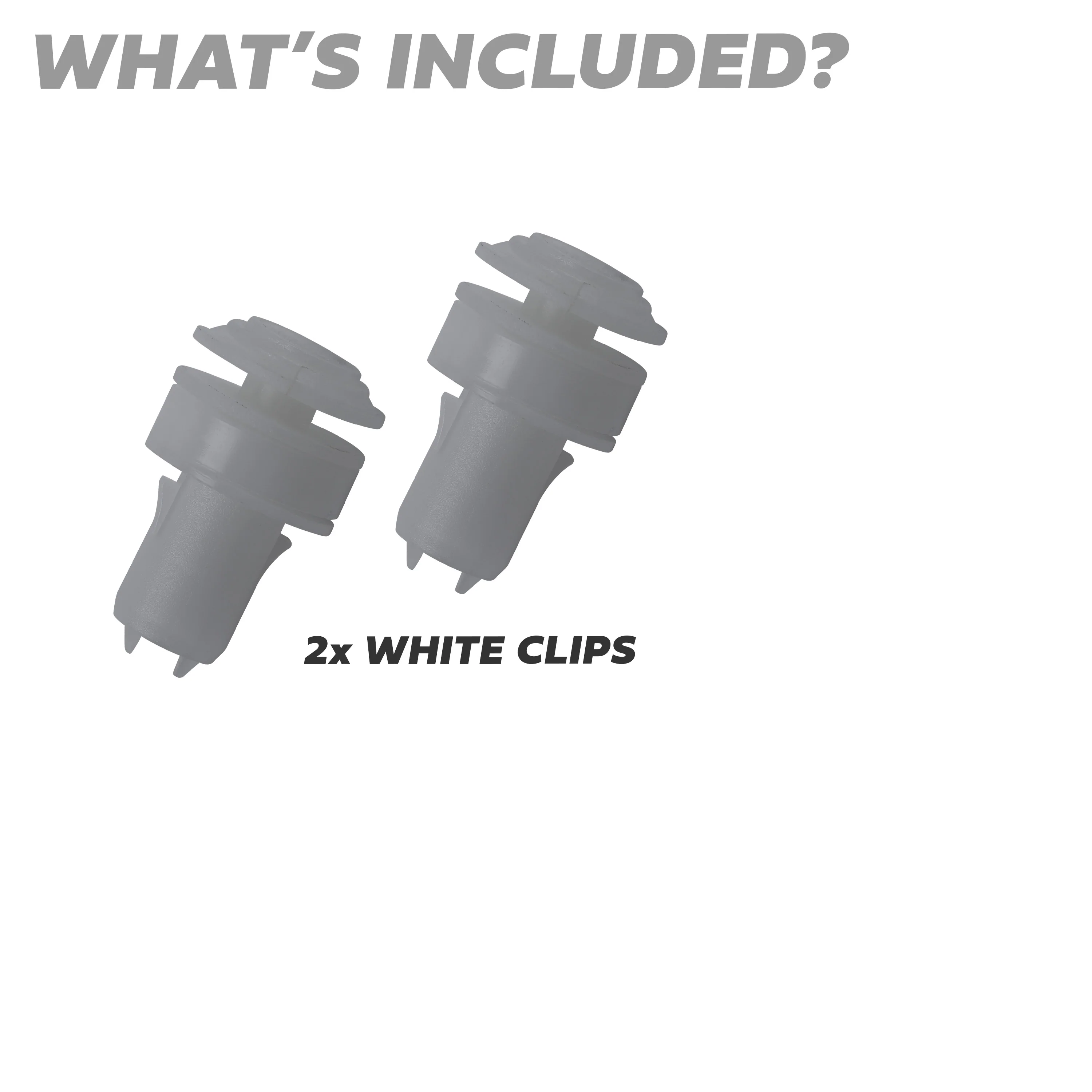 2x Top Hat Clips for L1/R1 Lower Door Mouldings for Land Rover Defender L663 - Image 3