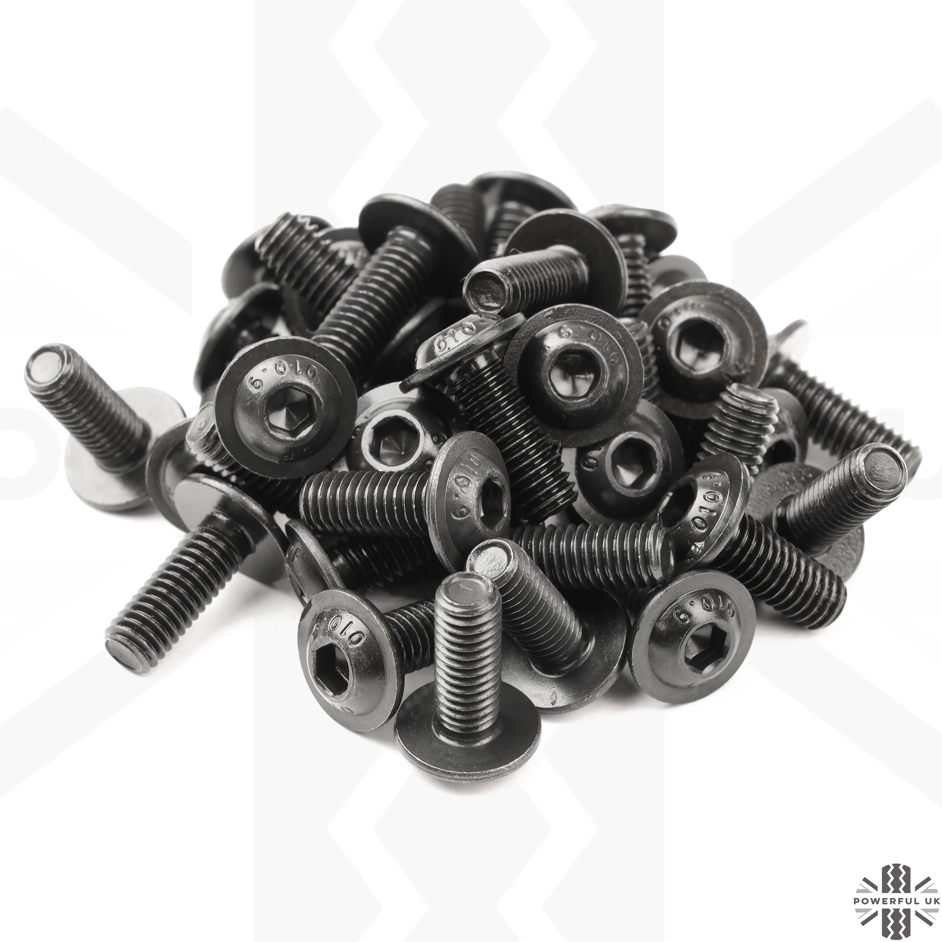 39pc Replacement Door Bolt Kit for Land Rover Defender L663 2 door (90) - Black - Image 5