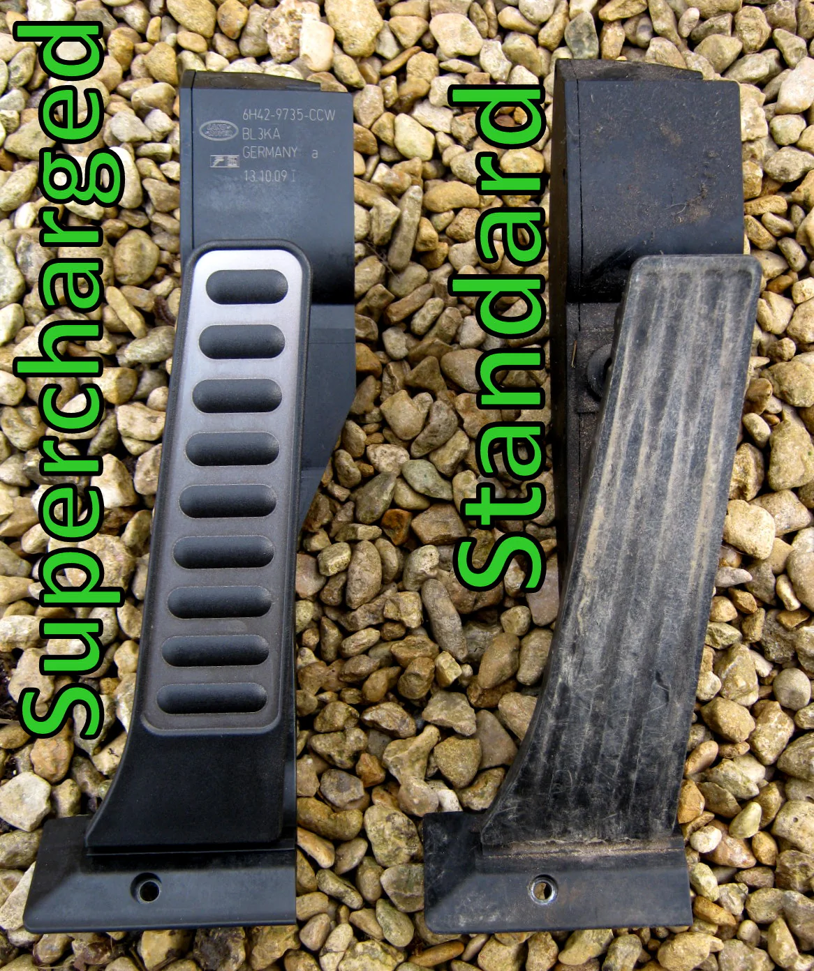 3pc Foot Pedal Kit for Range Rover L322 RHD - Image 9