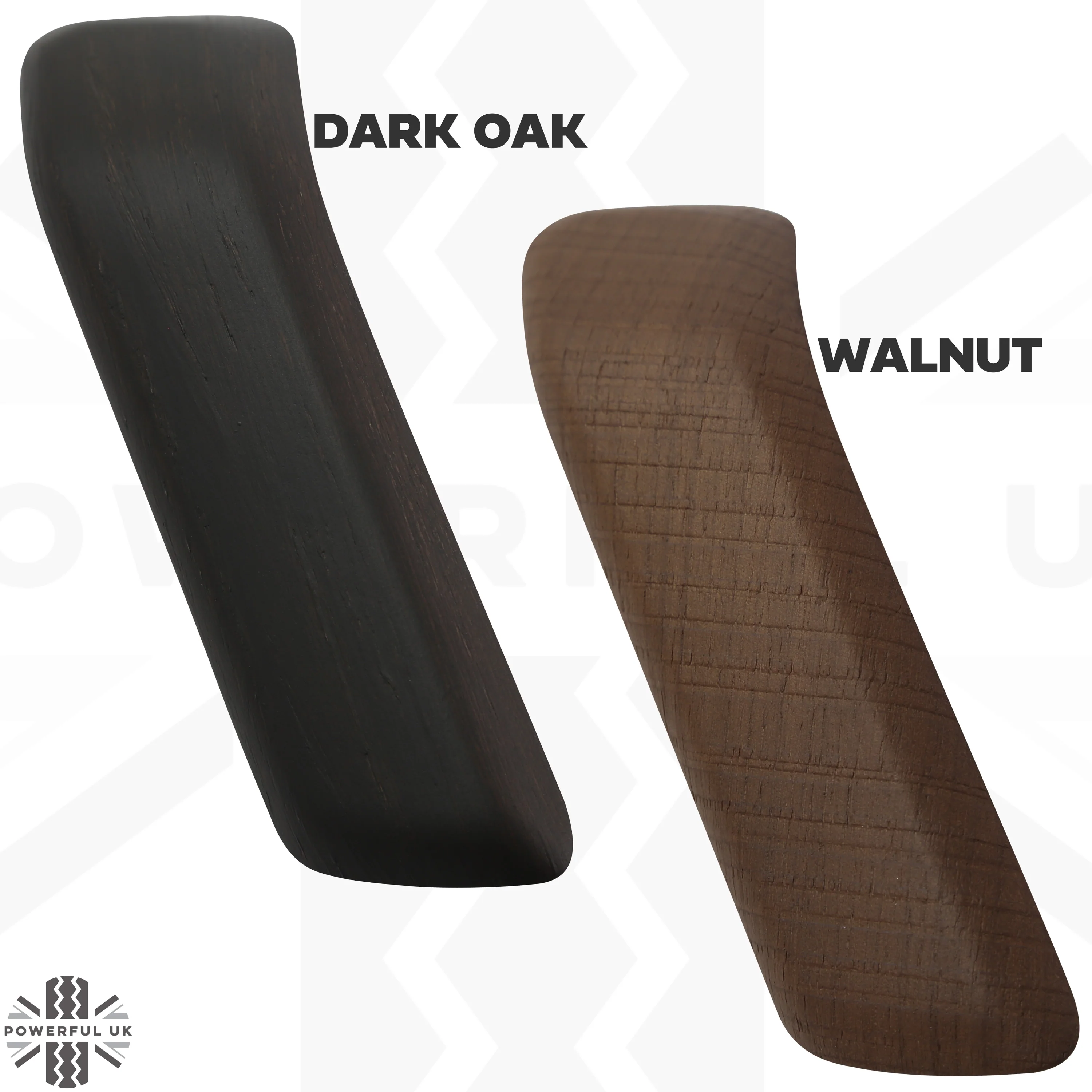 3pc Interior Door Pull Finishers (Genuine) in Walnut for Defender L663 110/130 - RHD - Image 10