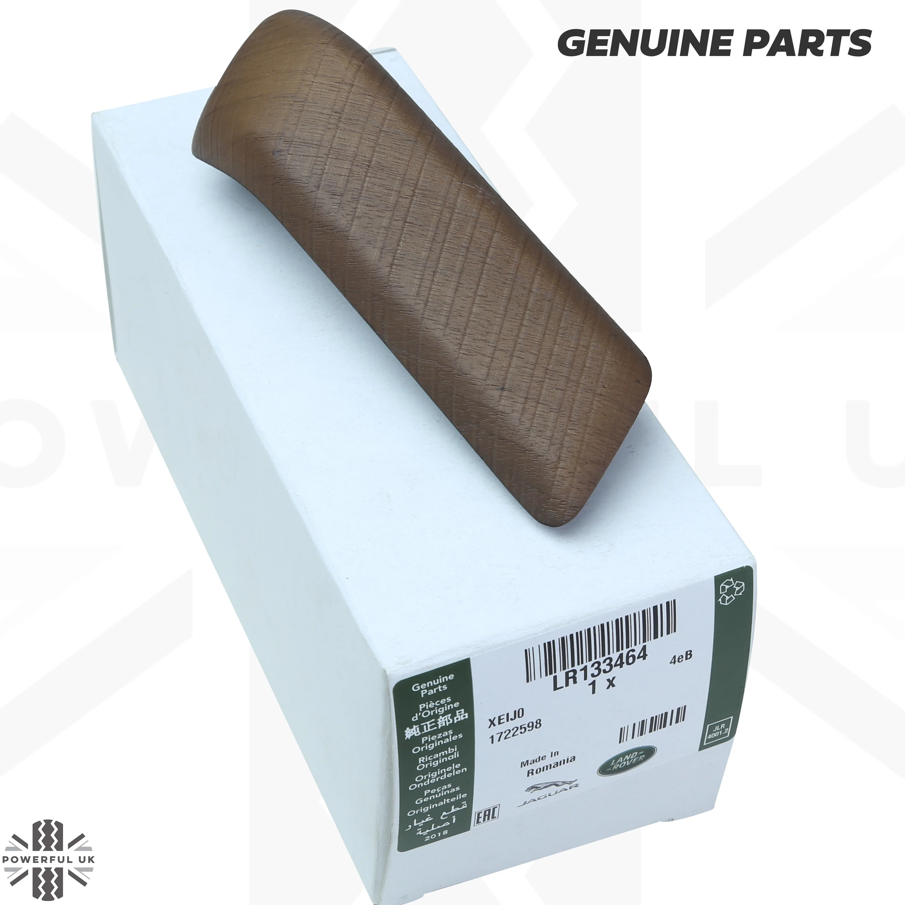 3pc Interior Door Pull Finishers (Genuine) in Walnut for Defender L663 110/130 - RHD - Image 8