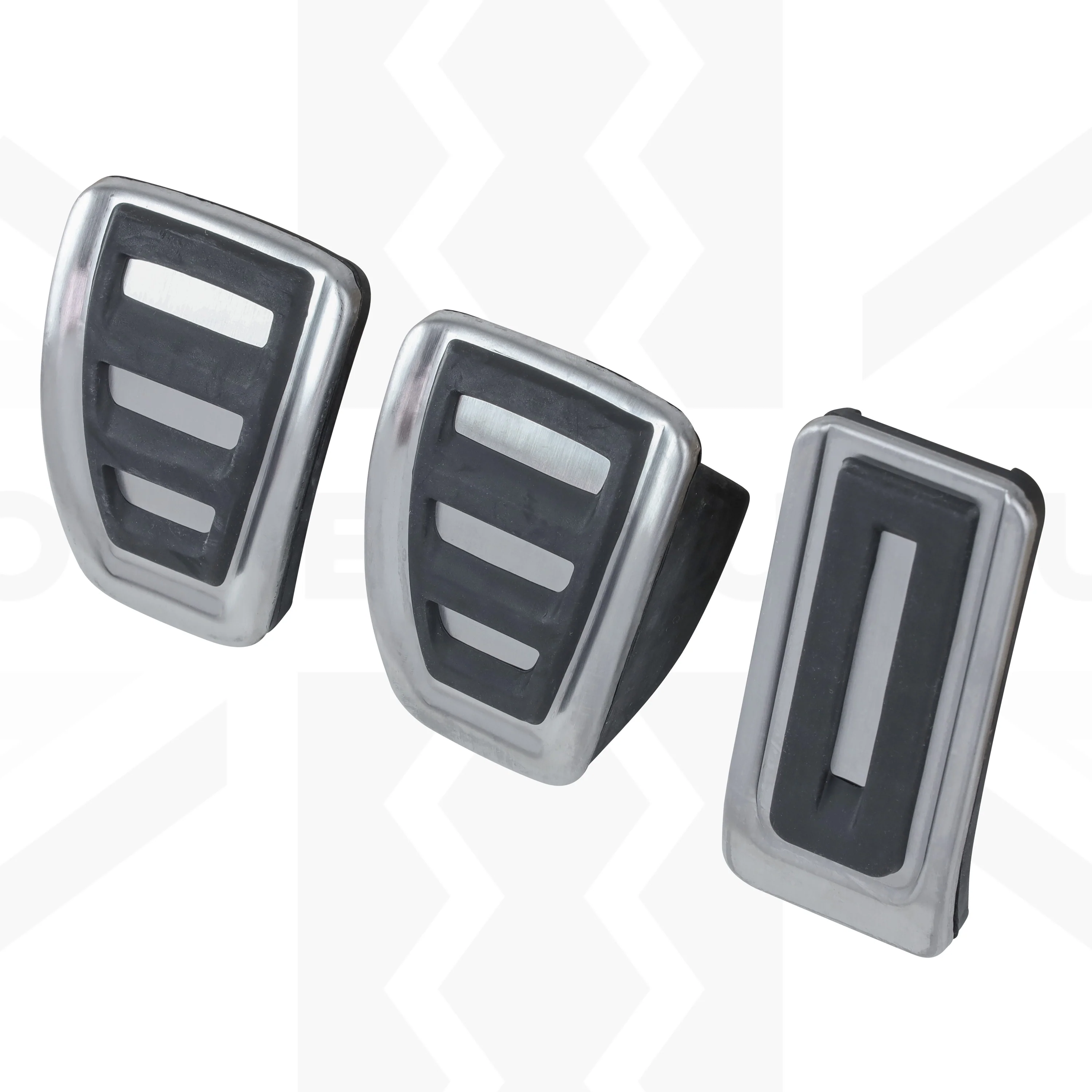 3pc Manual Pedal Cover Kit for VW Transporter T5 & T6 - LHD - Image 2