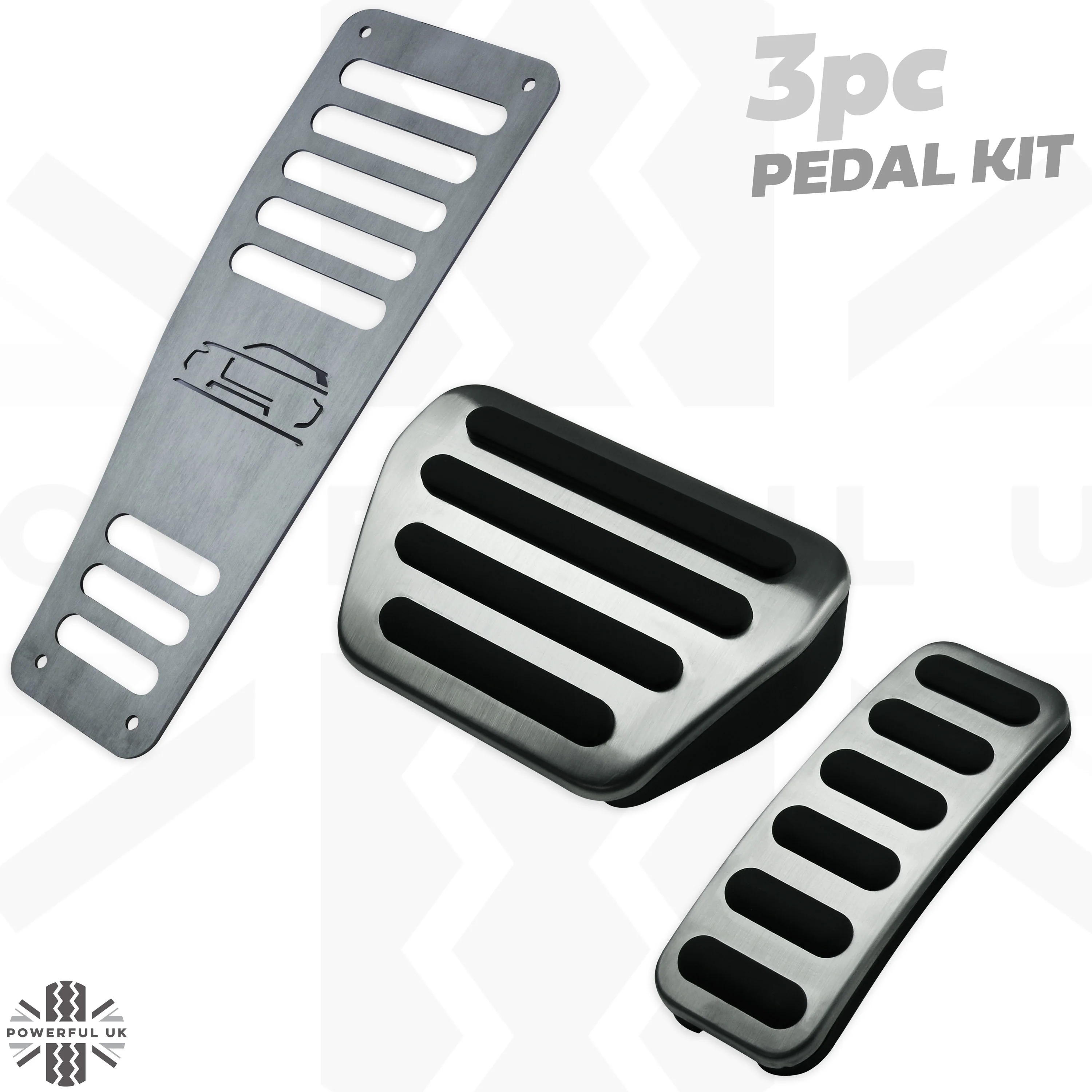 3pc Sports foot pedal+footrest kit for Range Rover Sport L494 - Type 1