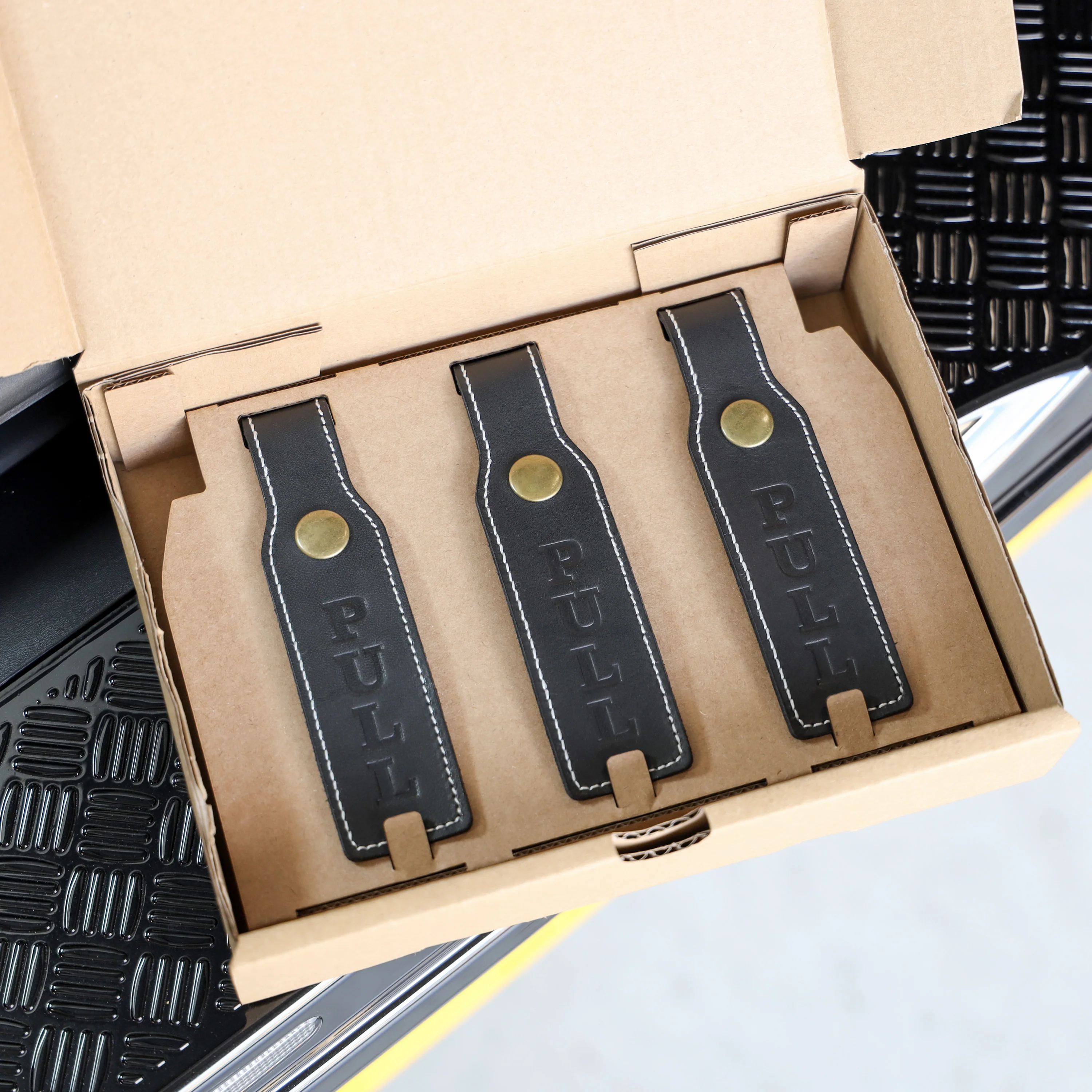 3x PULL Tabs for Land Rover Defender L663 - Black - Image 3