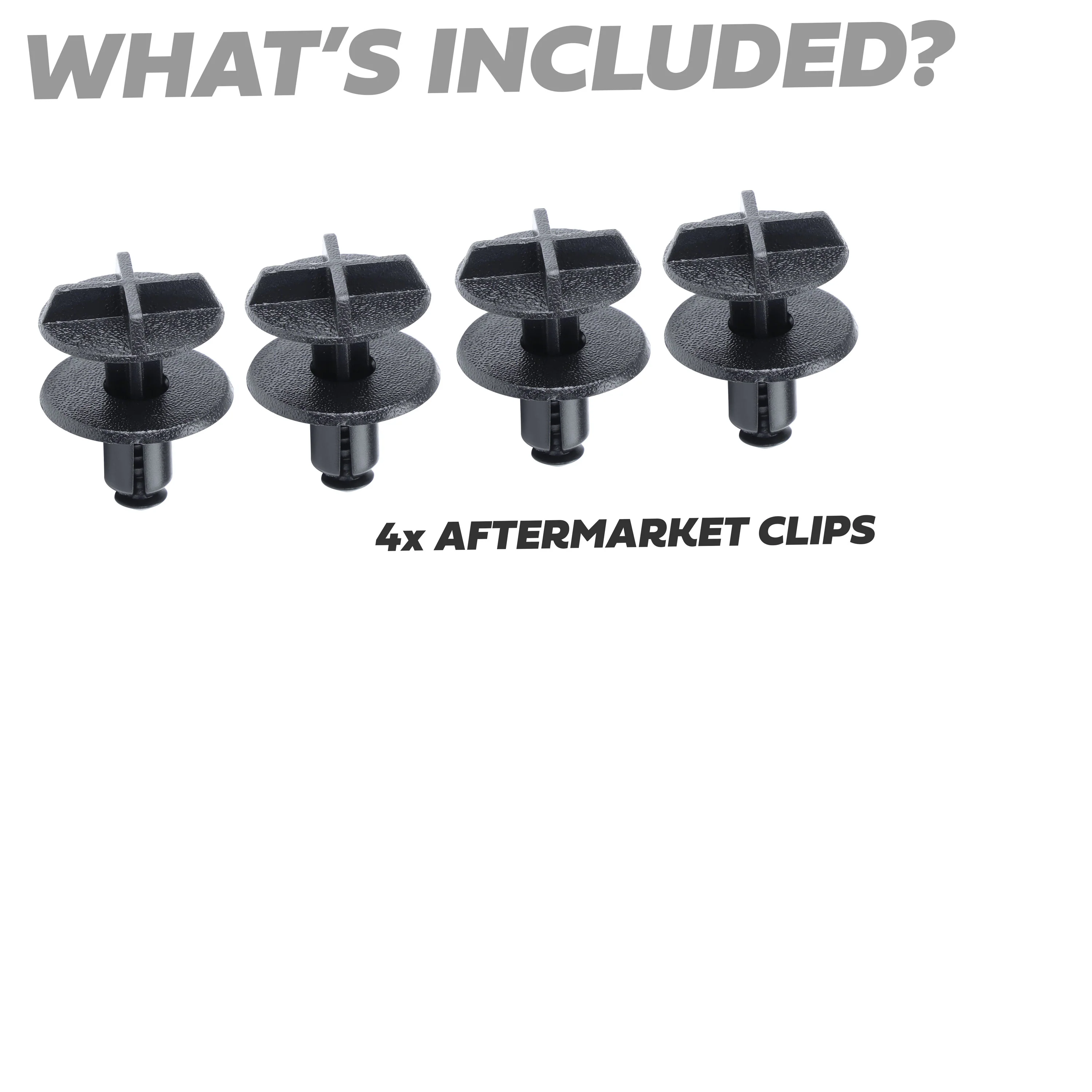 4pc Clips for the Battery Cover on the Range Rover Evoque 1 - Image 5