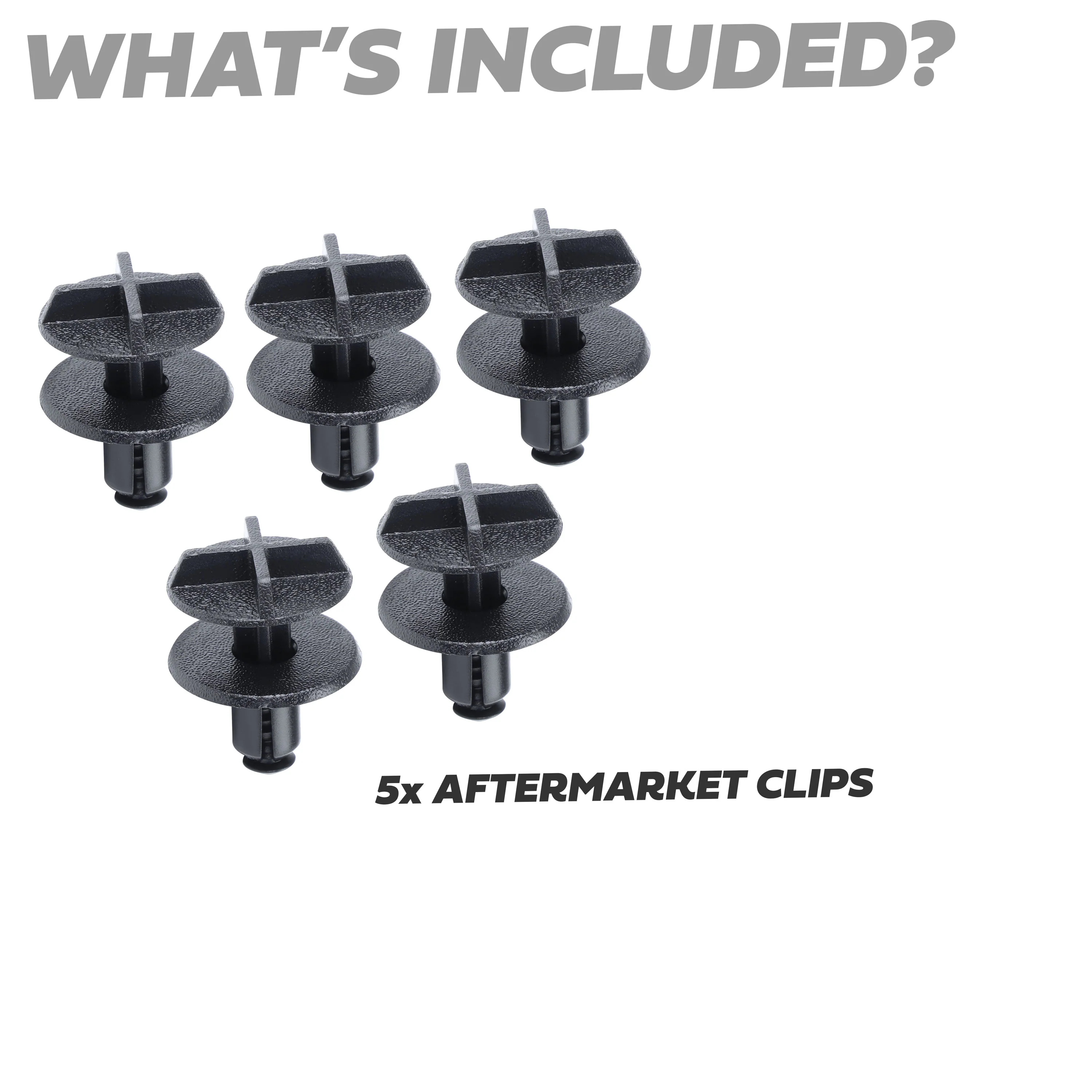 5pc Clips for the Battery Cover on the Land Rover Discovery Sport - Image 4