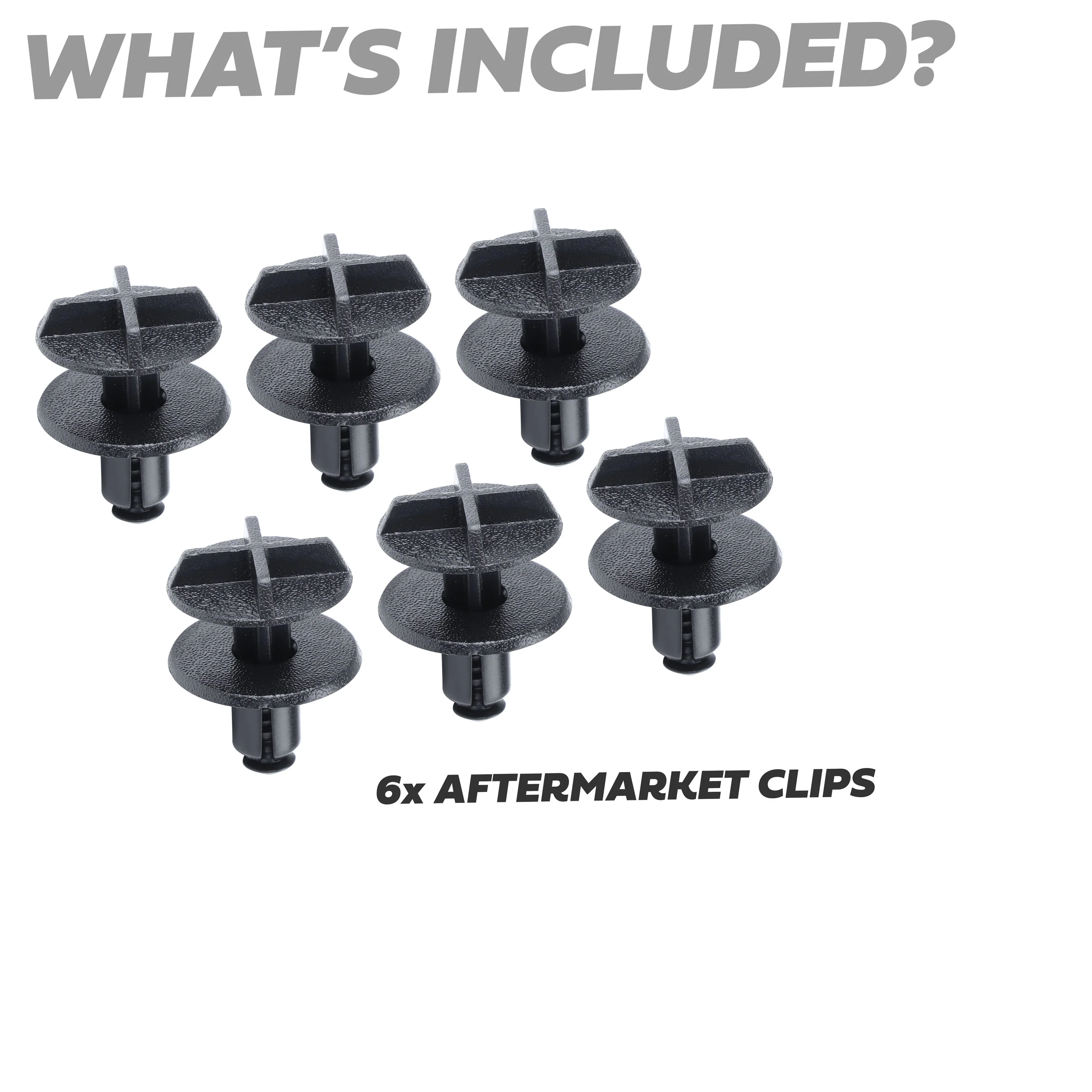 6pc Clips for the Engine Cowl on the Land Rover Defender L663 - Image 4