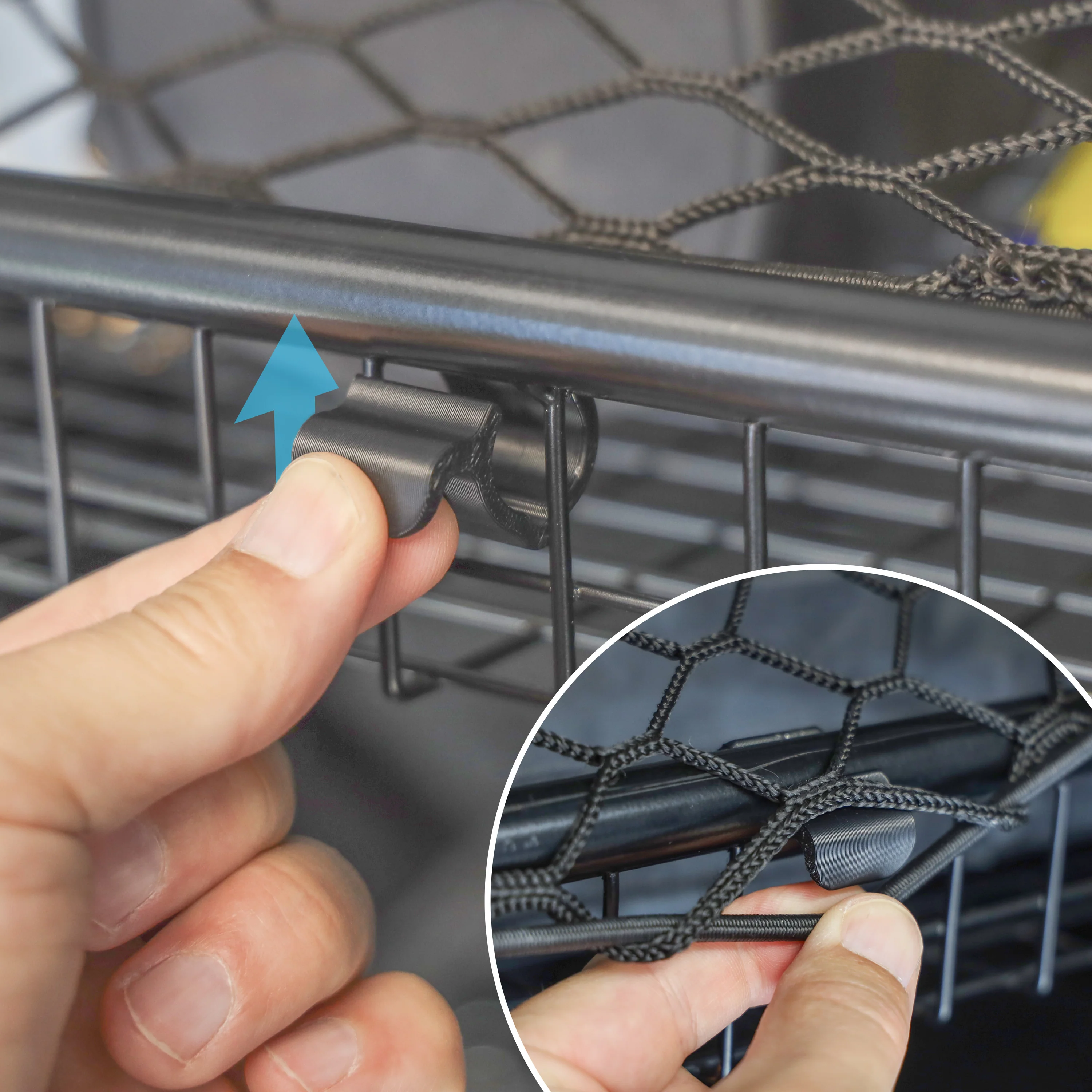 6x Cargo Net Hooks for Wire Luggage Rack for Land Rover Defender L663 - Image 2