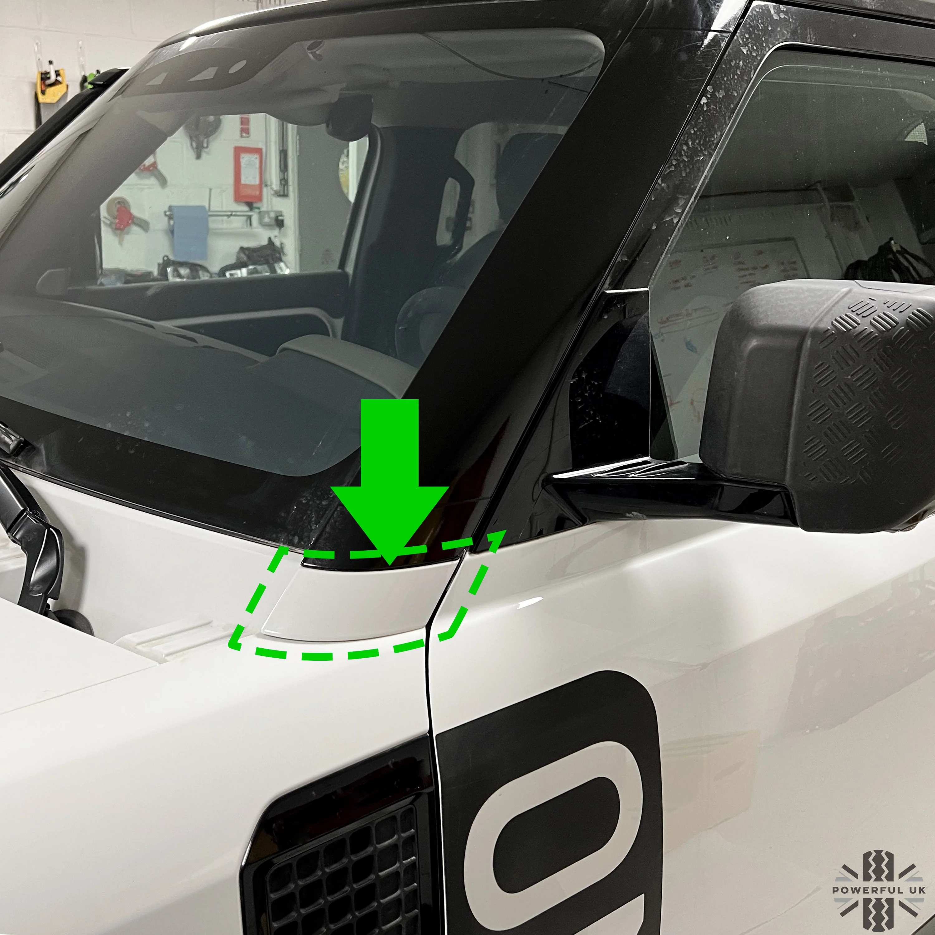 A Pillar Finisher Cap (Unpainted) for Land Rover Defender L663 - LEFT - Image 4