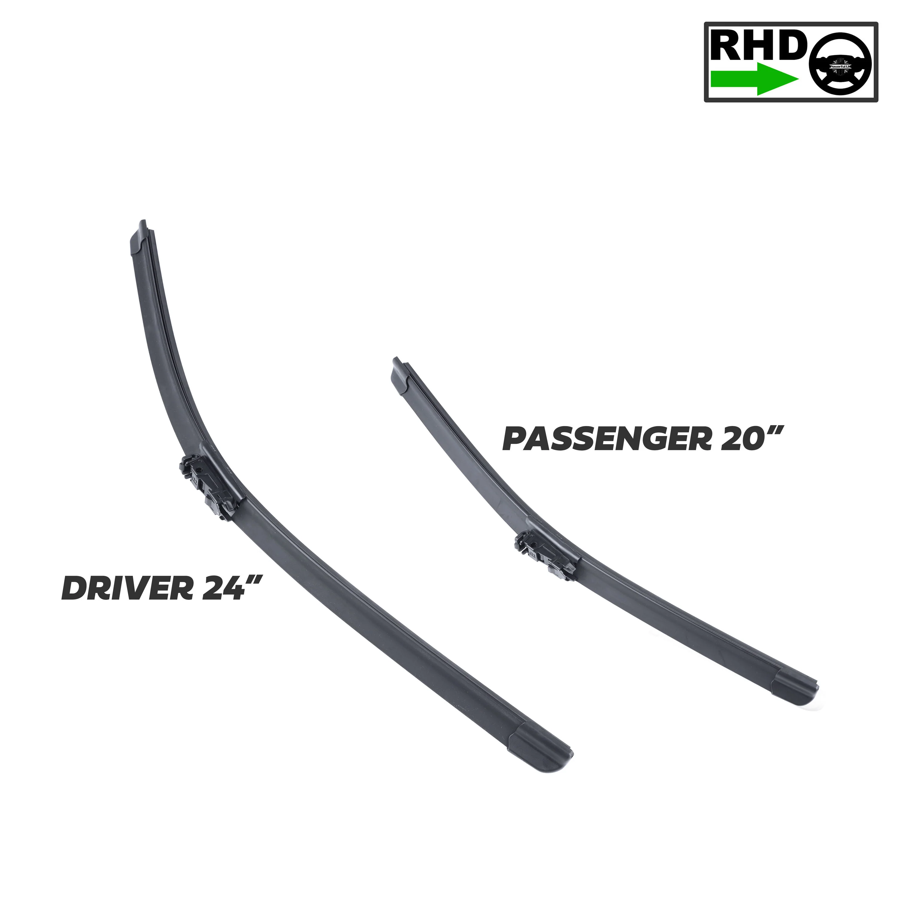Aftermarket Front Wiper Blades (PAIR) for Land Rover Freelander 2 - RHD - Image 8