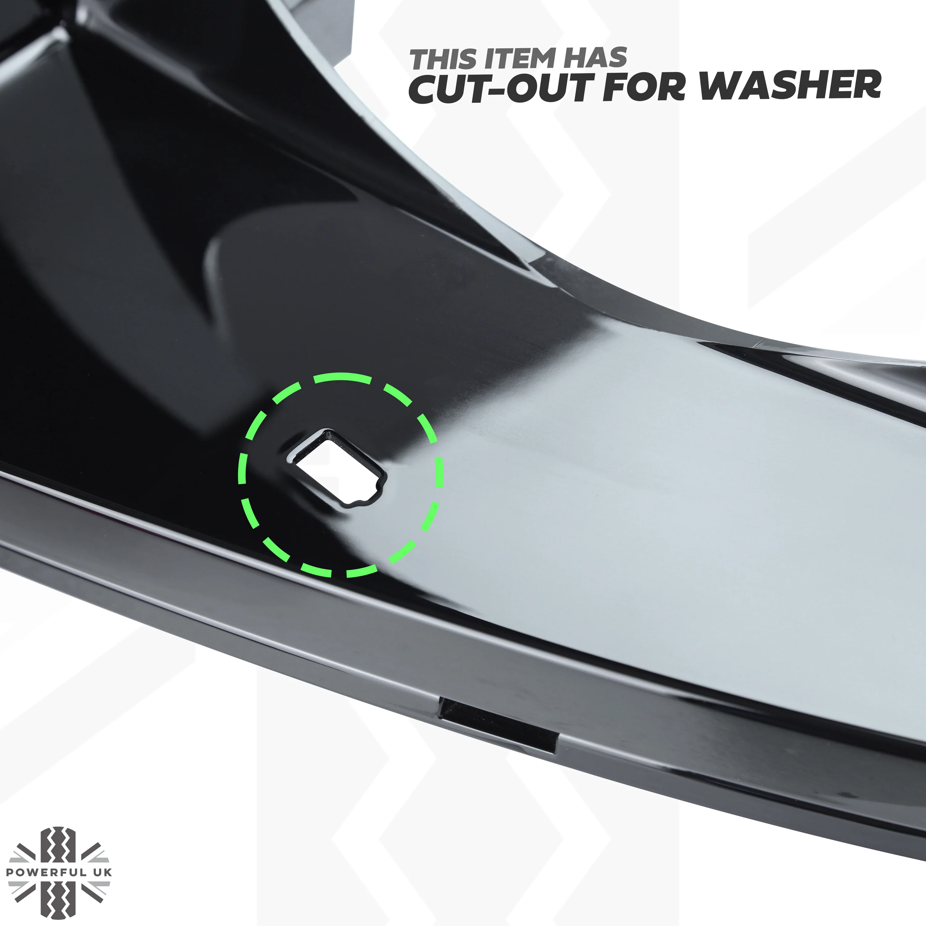 Aftermarket Headlight Surround 'WITH Washer' for Land Rover Defender L663 - LEFT - Image 7