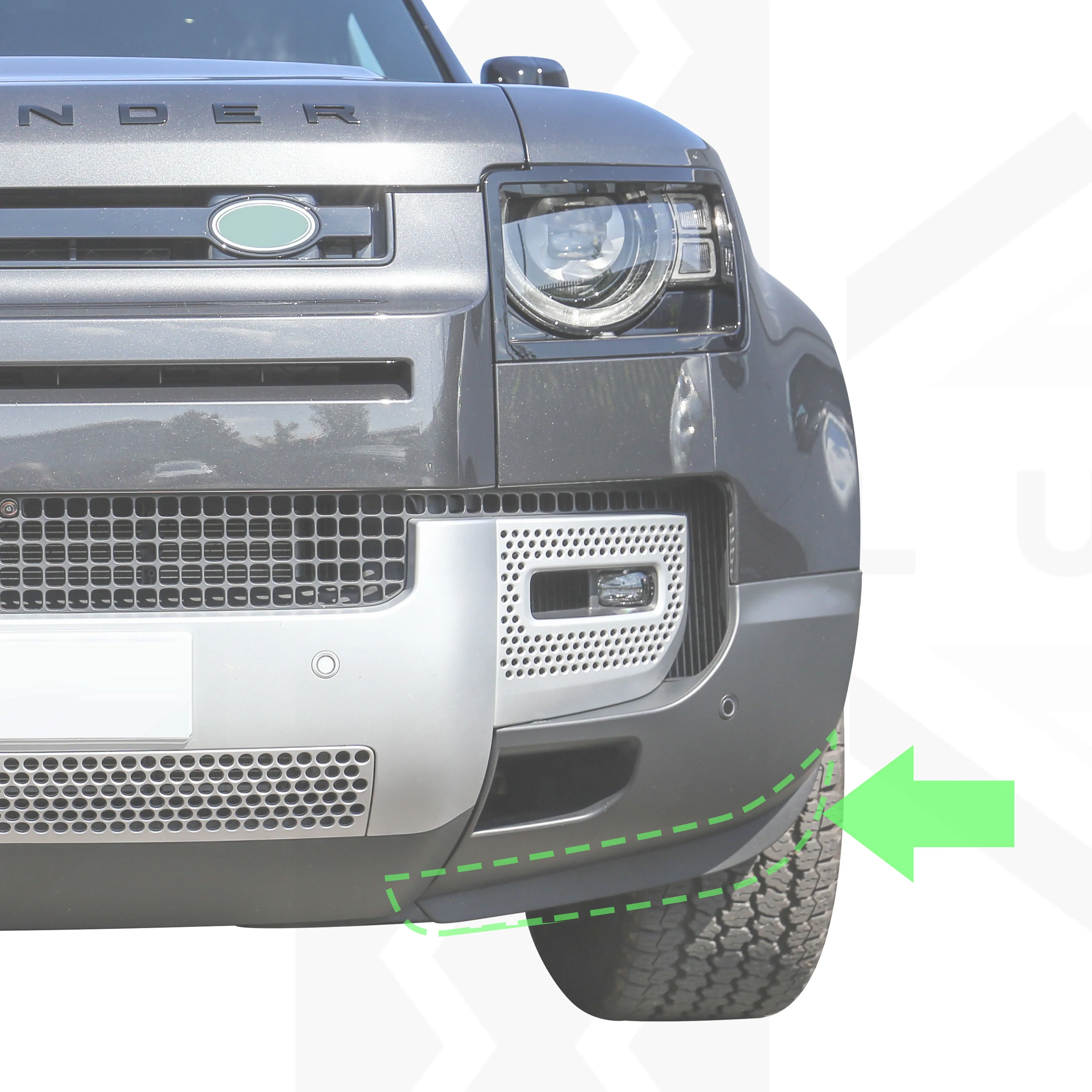 Air Deflector for Land Rover Defender L663 - LEFT - Image 3
