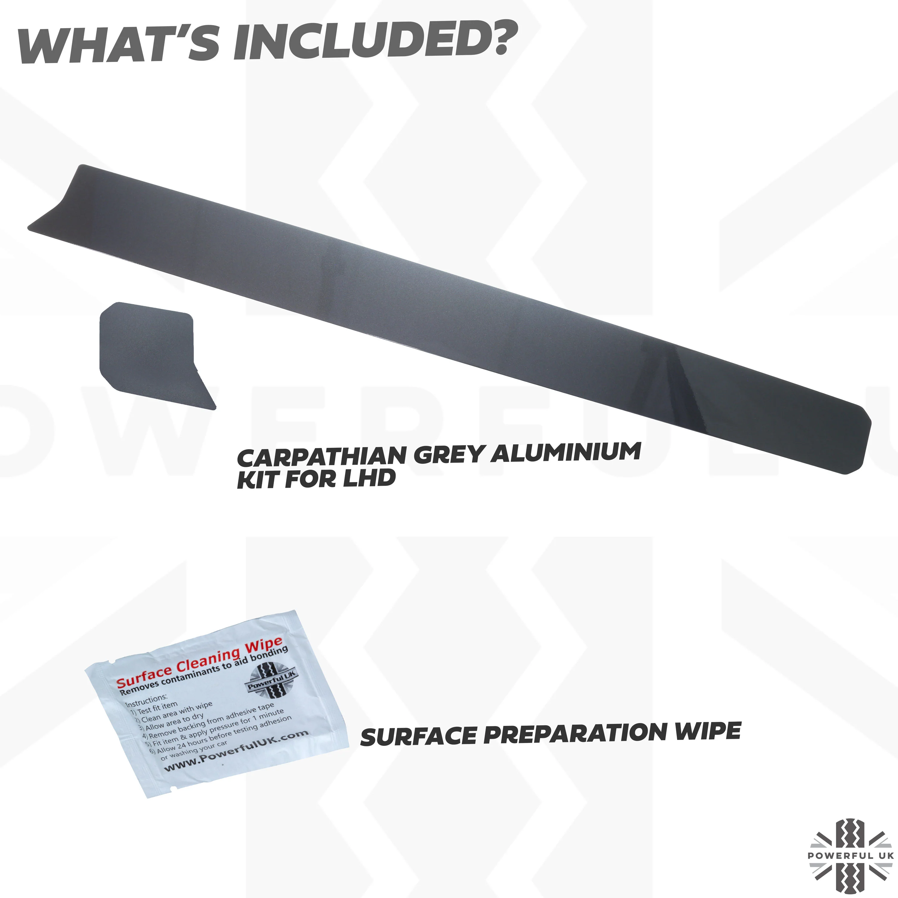 Aluminium Dashboard Fascia Panel Kit for Land Rover Defender L663 (LHD) - Carpathian Grey - Image 2