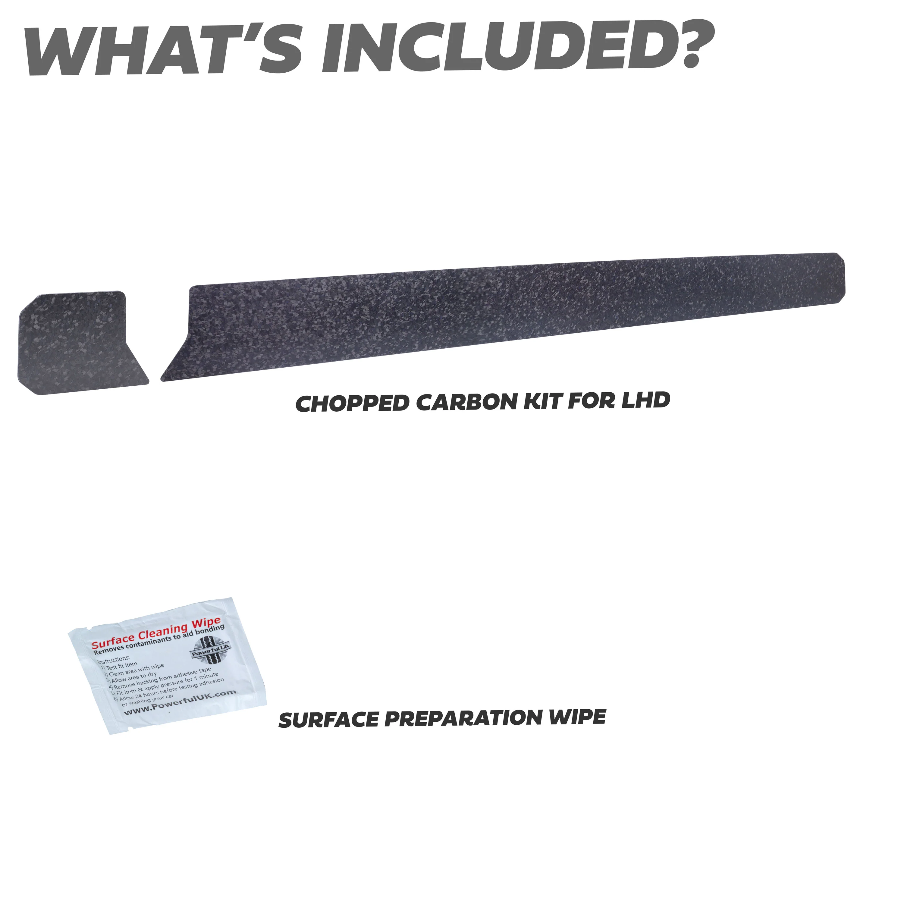 Aluminium Dashboard Fascia Panel Kit for Land Rover Defender L663 (LHD) - Chopped Carbon - Image 4