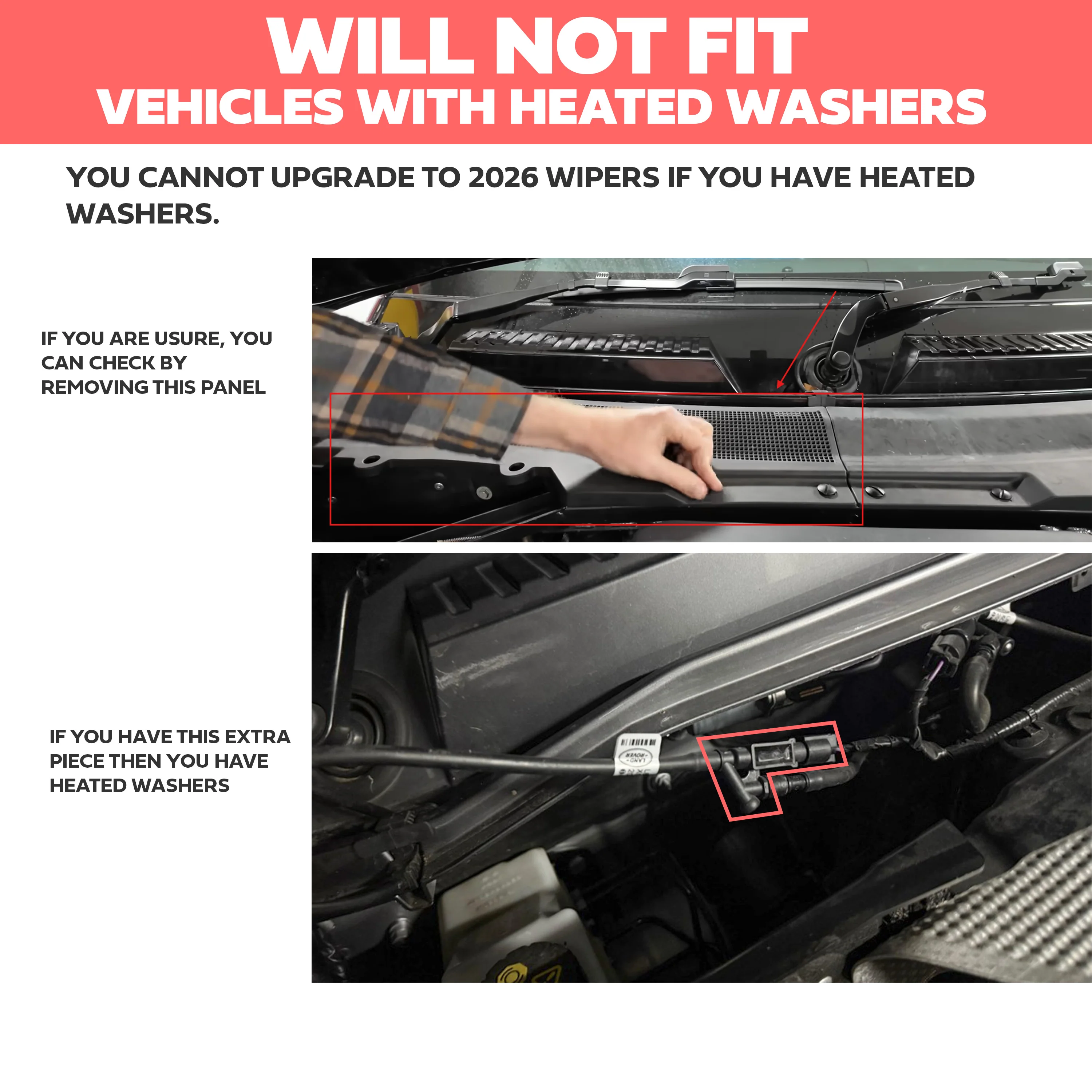 Aquablade Wiper Upgrade Kit for Land Rover Defender L663 - LHD - Image 8