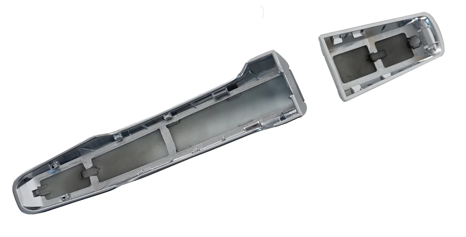'Autobiography Style' Door Handles Skins in Silver & White for Range Rover L405 - Image 3