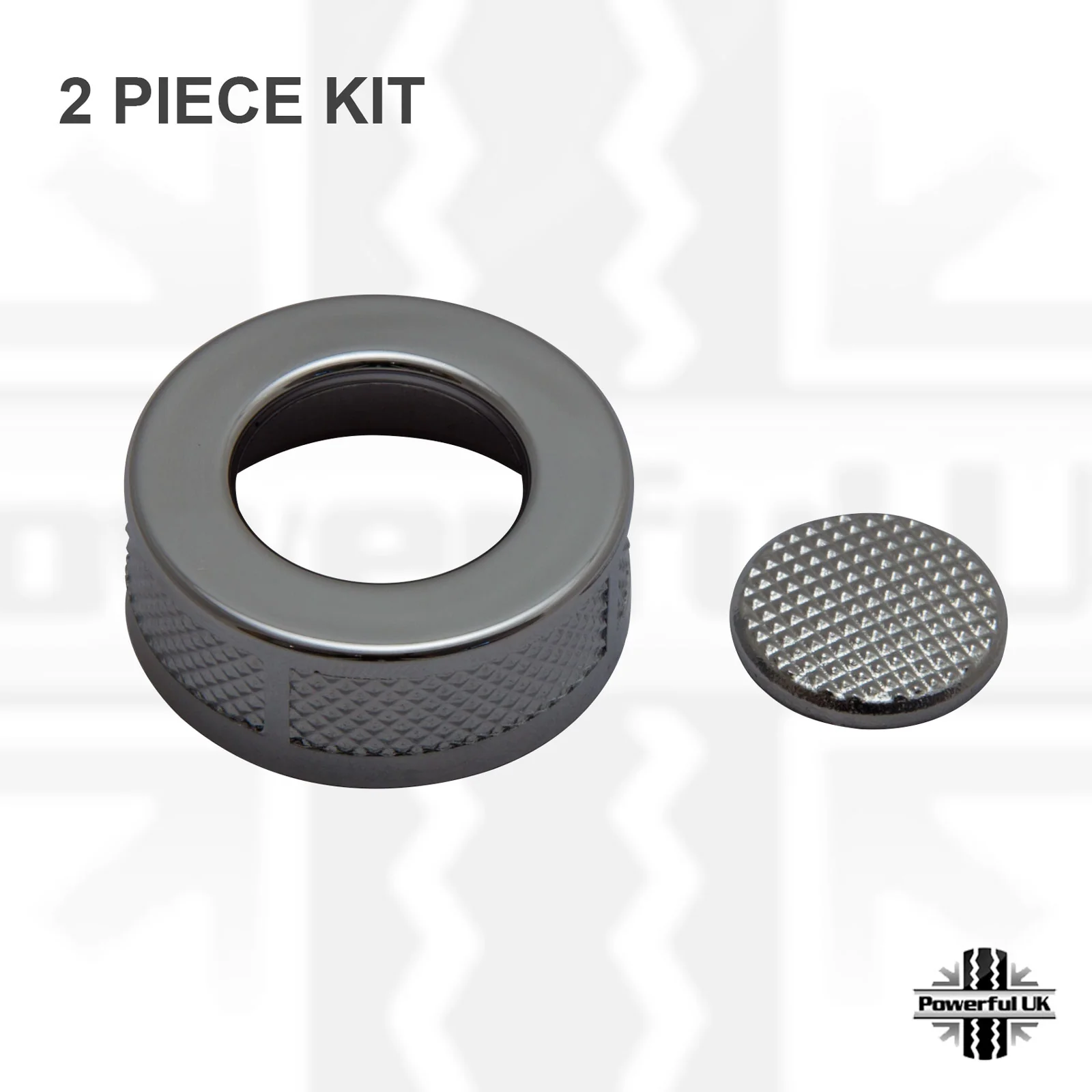 Autobiography Style Power Outlet Chrome Trim - 2 pcs for Range Rover Sport L494 - Image 2