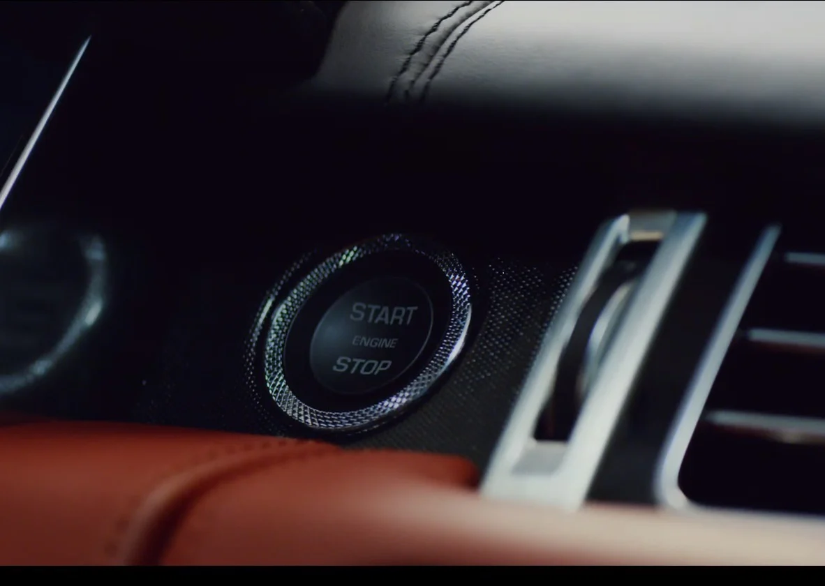 Autobiography Style Start Stop Button Surround for Range Rover Sport L494