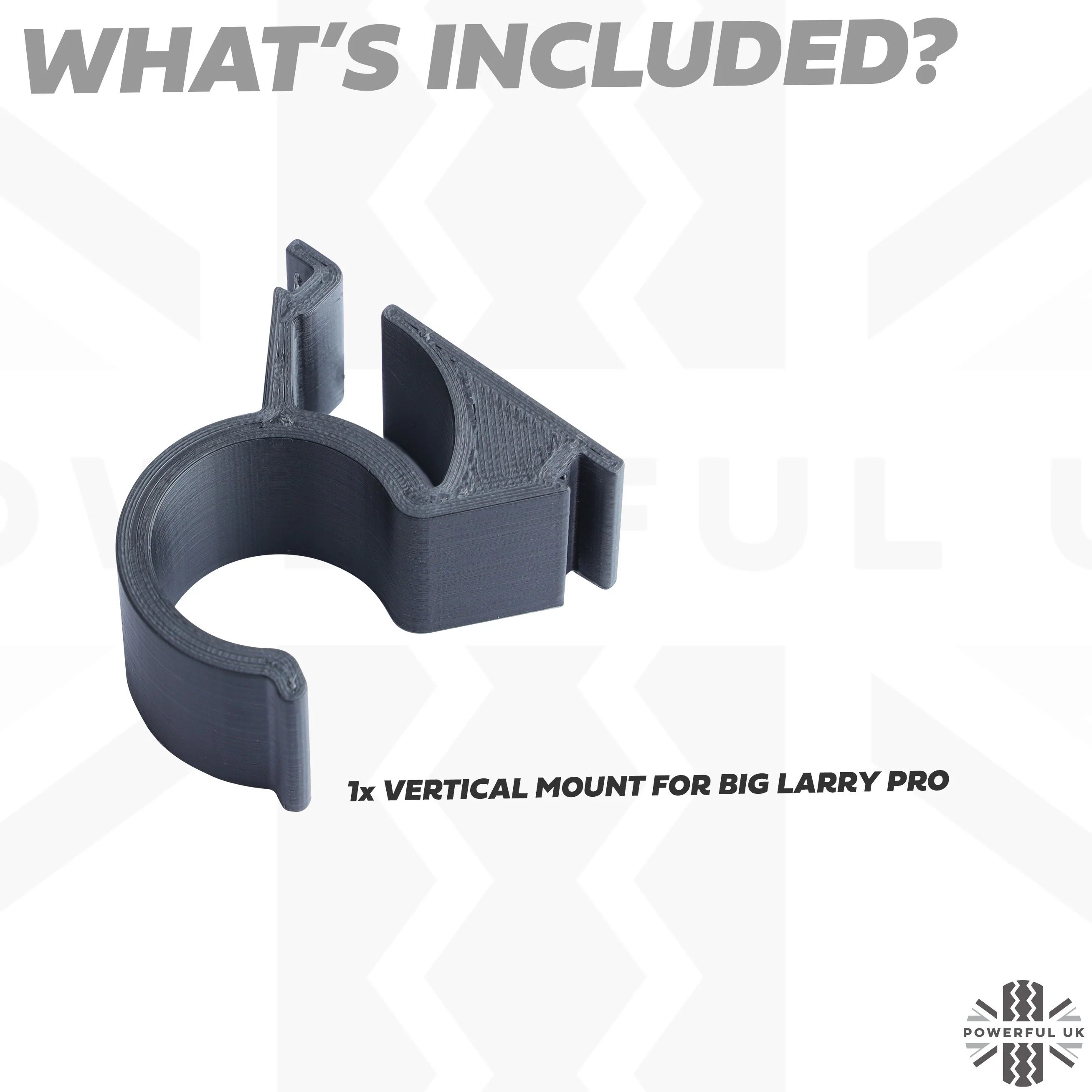 'Big Larry Pro' Torch Mount for Folding Picnic Table for Land Rover Defender L663 - Vertical - Image 3