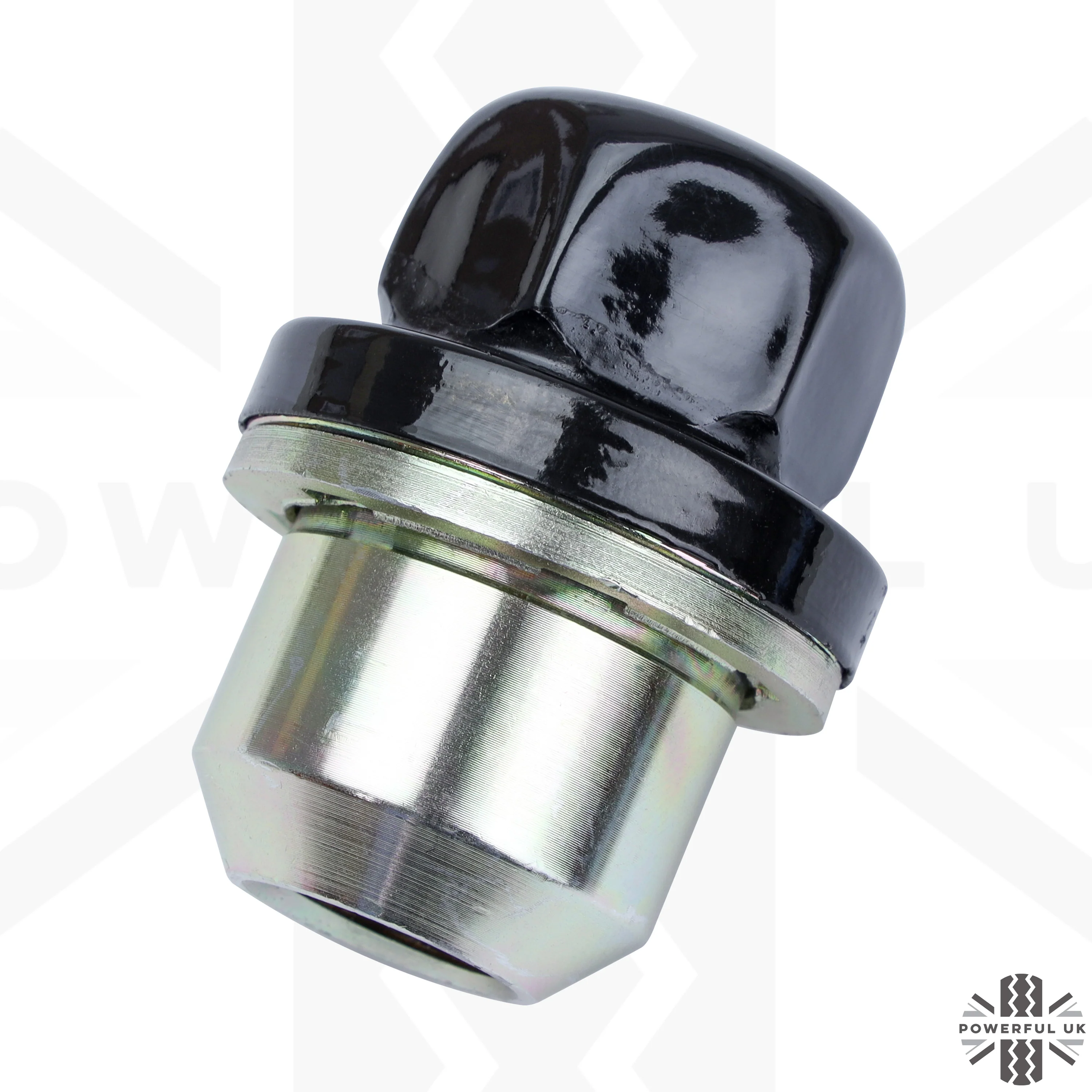 Black Alloy Wheel Nuts 20pc (Capped Type) for Land Rover Classic Defender - Alloy wheel type - Image 4