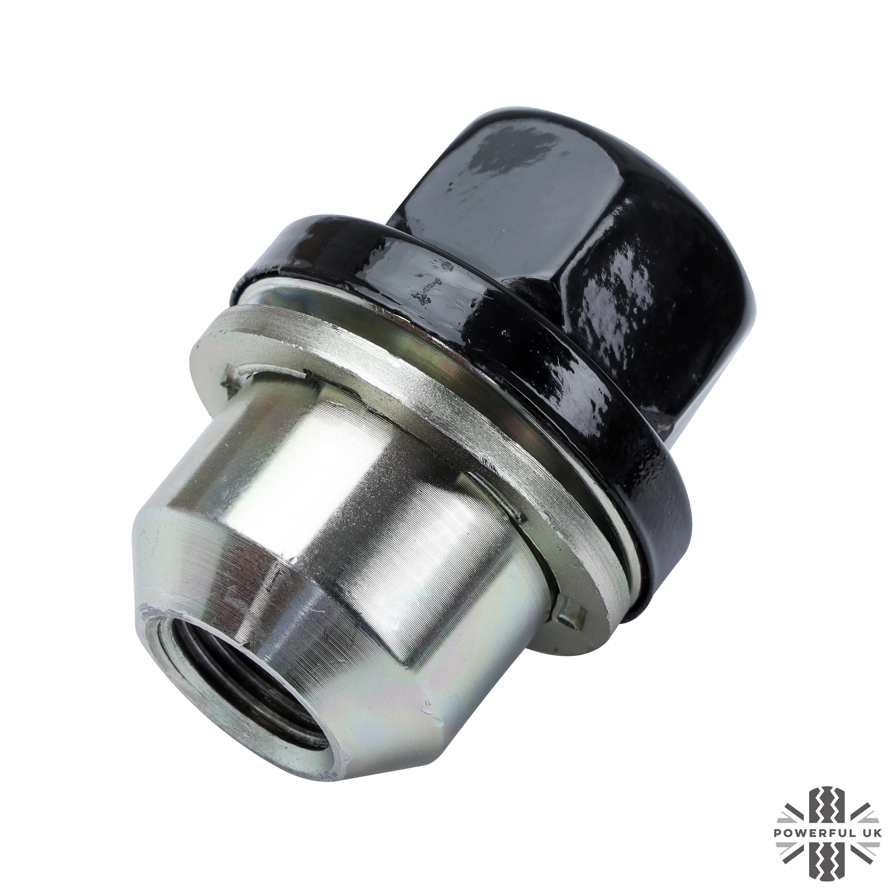 Black Alloy Wheel Nuts 20pc (Capped Type) for Range Rover Classic - Image 3