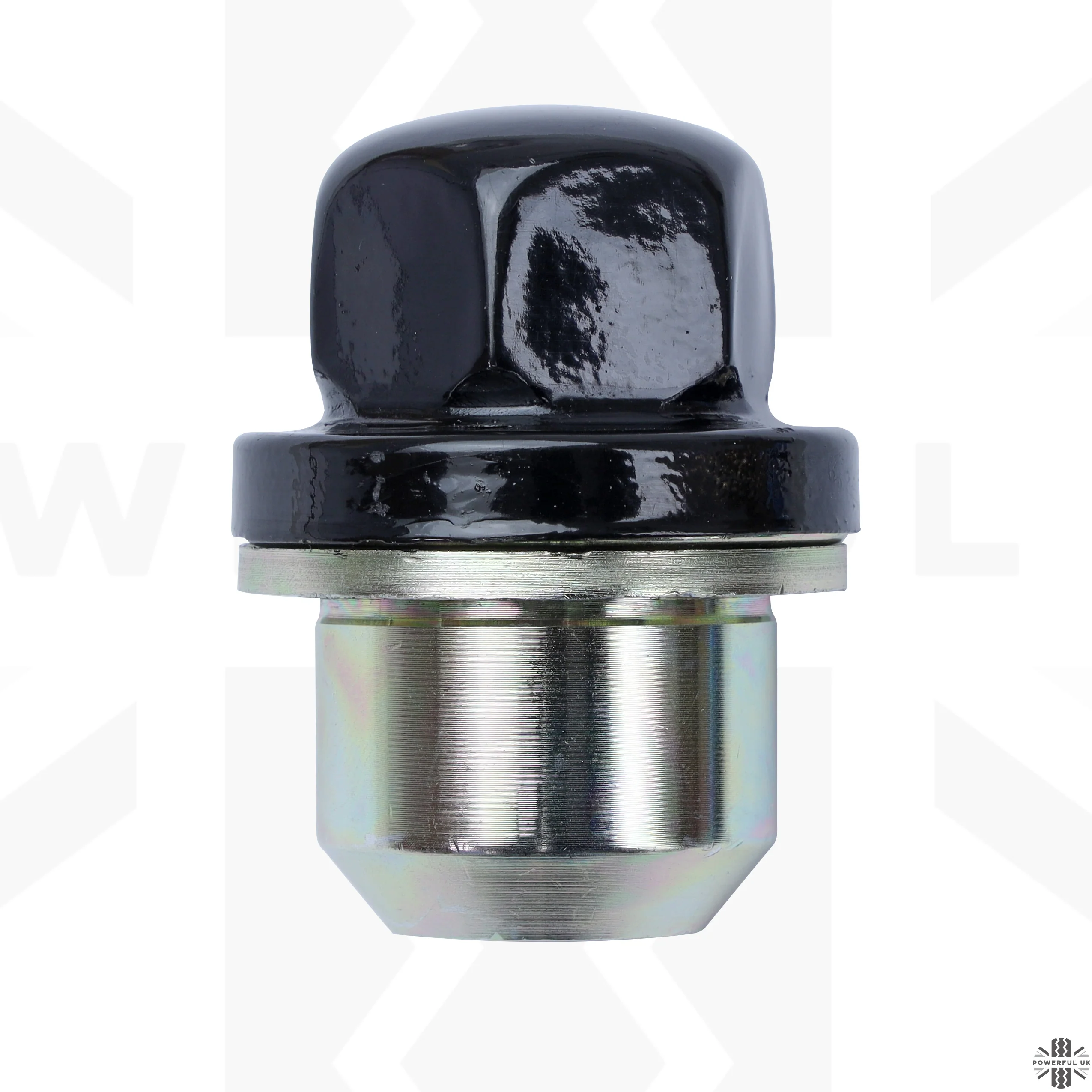 Black Alloy Wheel Nuts 20pc (Capped Type) for Range Rover Classic - Image 6