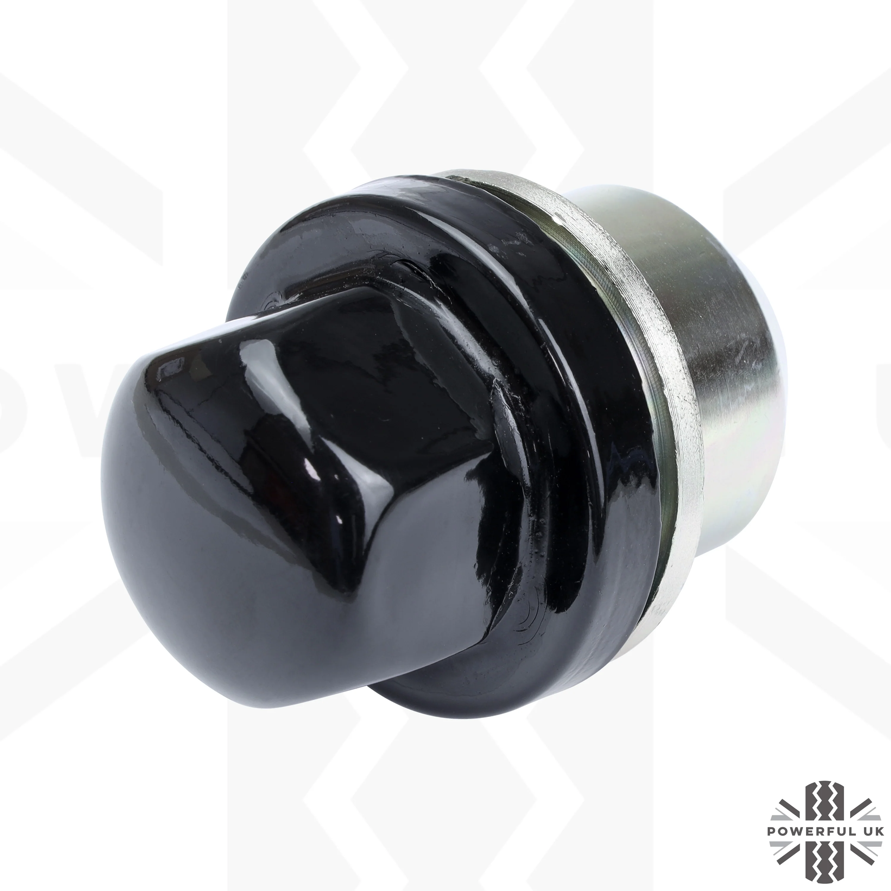 Black Alloy Wheel Nuts 20pc (Capped Type) for Range Rover Classic - Image 7